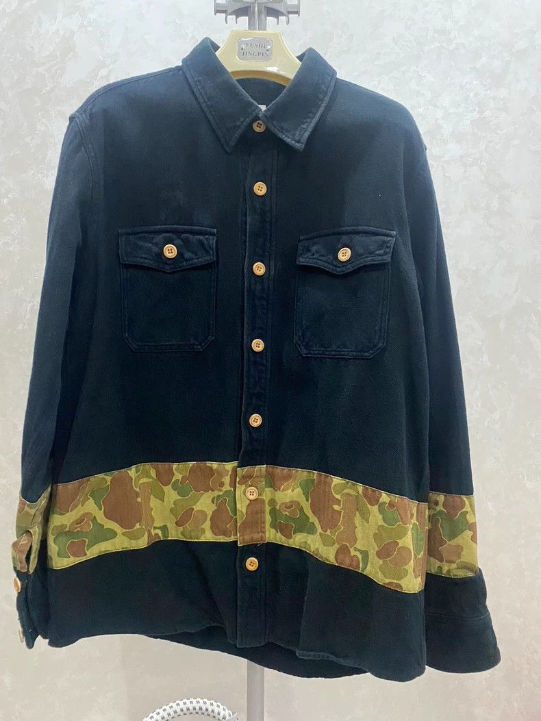 Visvim visvimHankyu Limited Camo Patchwork Shirt 2503-Nextarrow Size US M / EU 48-50 / 2 - 1 Thumbnail