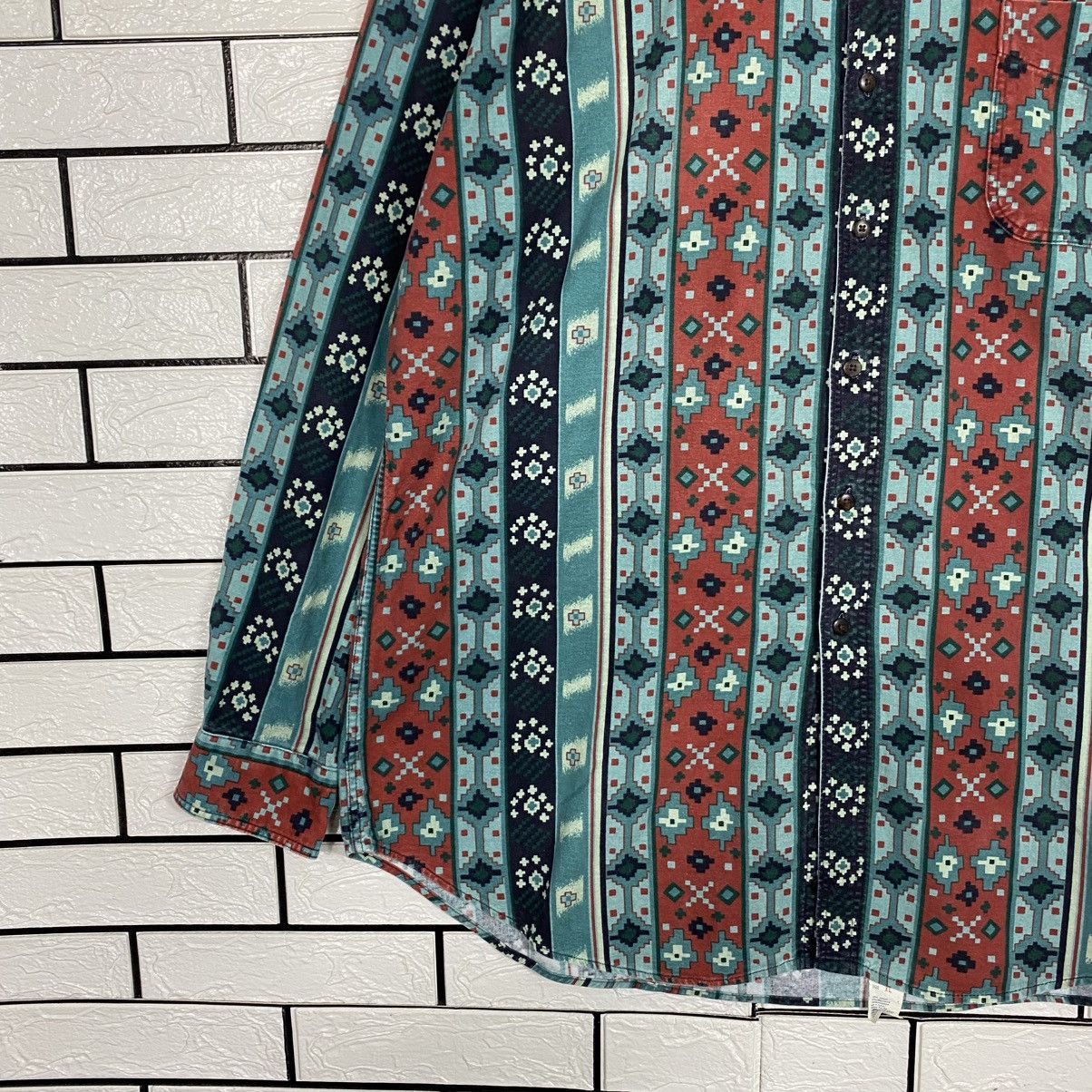 Woolrich Woolen Mills 🔥VINTAGE SHIRT JACKET BUTTON NAVAJO AZTEC WOOLRICH USA Size US XL / EU 56 / 4 - 4 Thumbnail