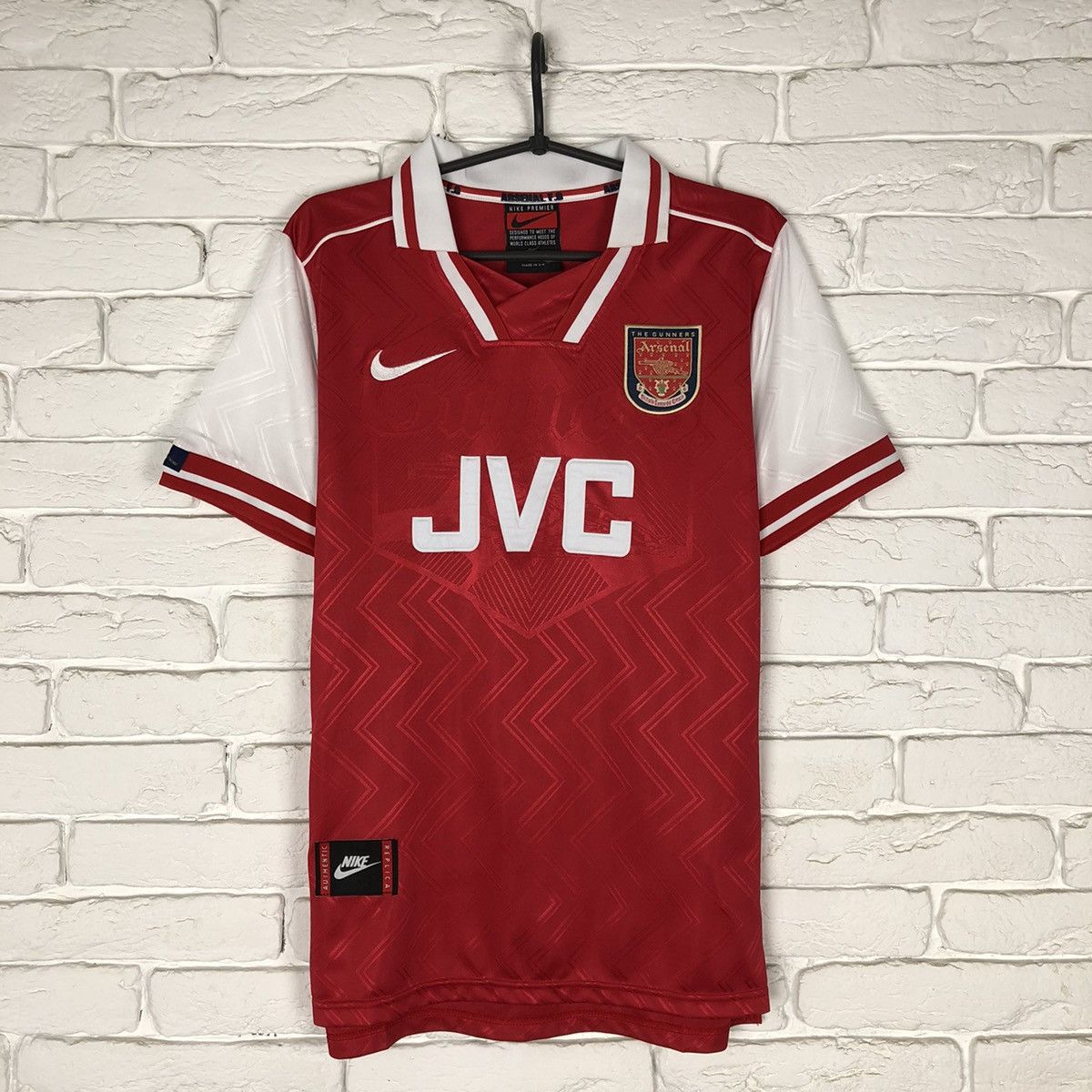Nike × Vintage 1996/1998 Arsenal Home Jersey JVC Perfect