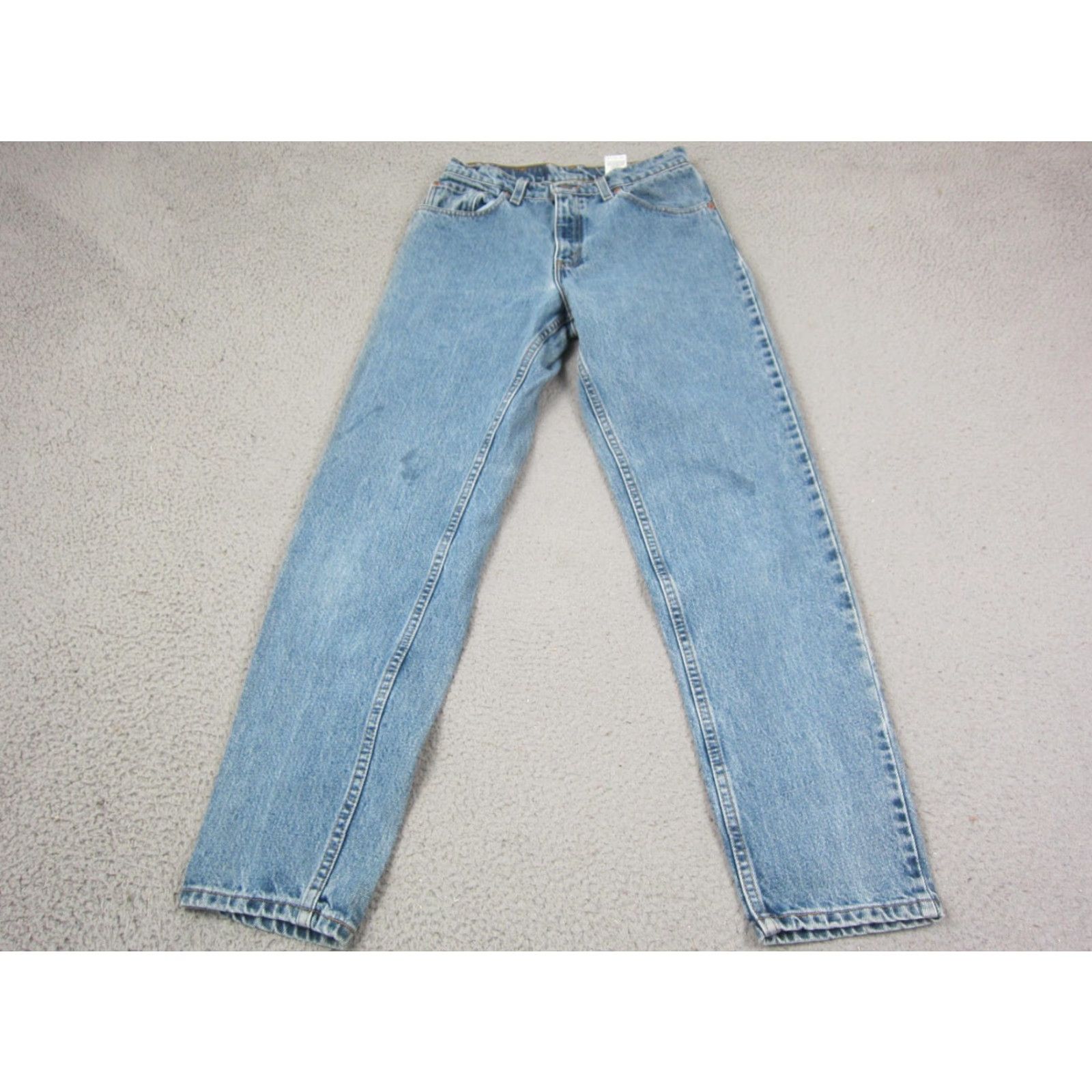 Levi's VINTAGE Levi's 550 Jeans Teens 7 Jr W 26 L 29 Blue Relaxed Fit Tapered Denim USA Jeans Mens 90s Size US 26 / EU 42 - 5 Thumbnail
