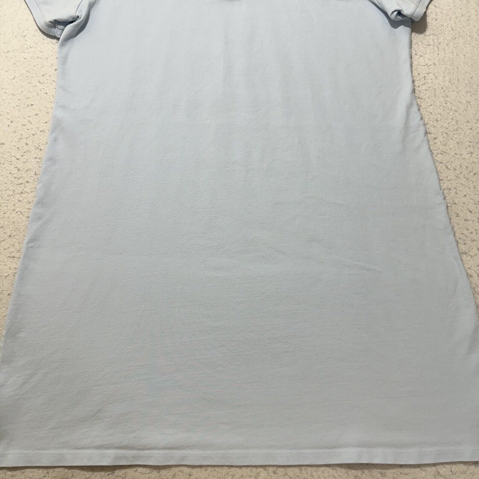 Lands' End Lands' End XL Light Blue Plaid Collared Polo Shirt Dress Size XL / US 12-14 / IT 48-50 - 6 Thumbnail