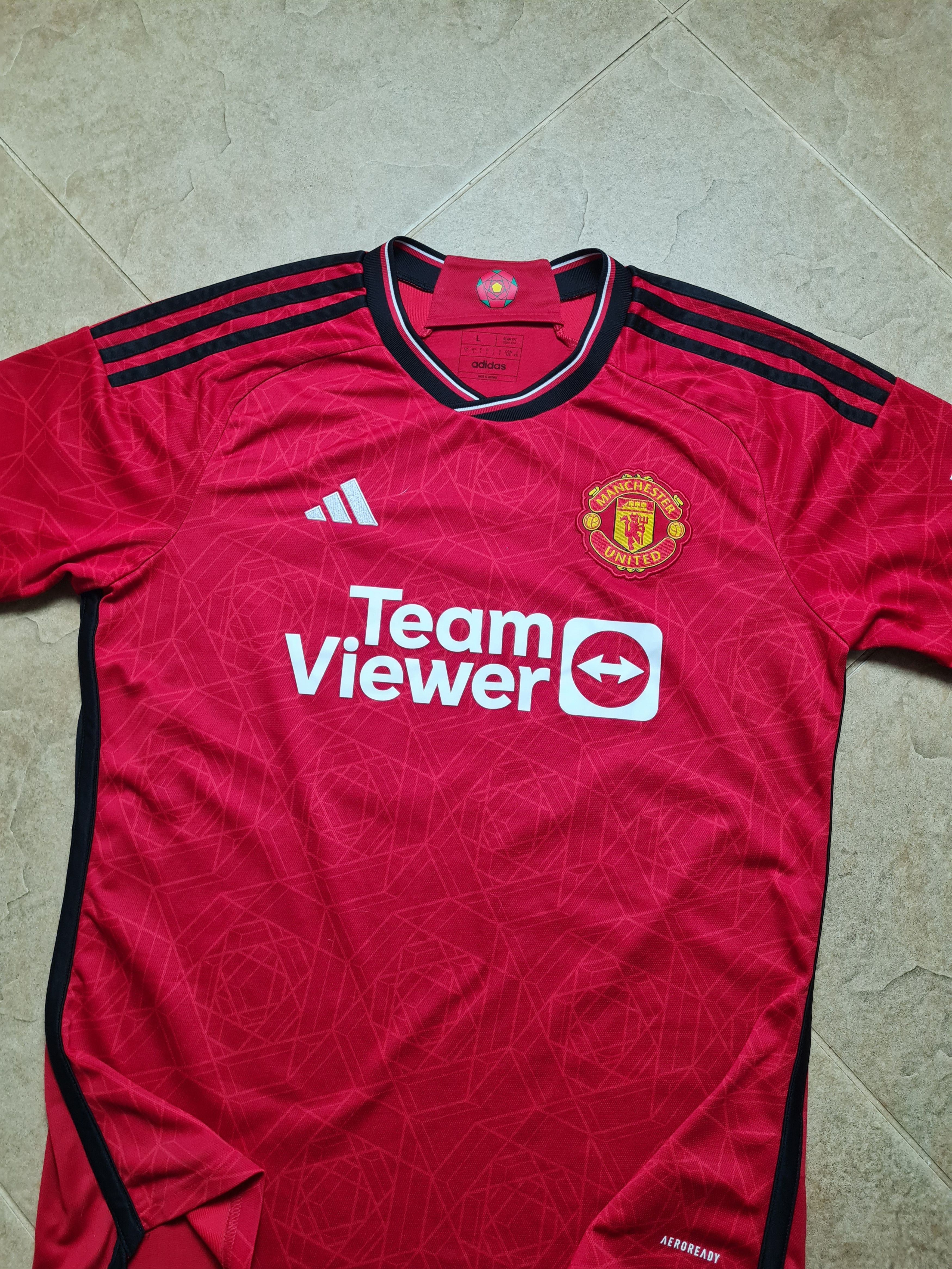 Adidas Manchester United 2021 #10 Rashford Adidas Soccer IP1726 Size US L / EU 52-54 / 3 - 2 Thumbnail