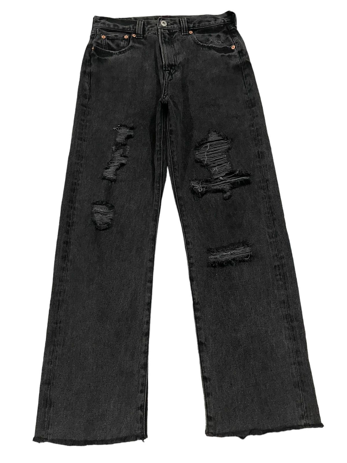 In The Attic Vintage Japanese Brand Distressed Style Baggy Jeans Size US 28 / EU 44 - 1 Thumbnail