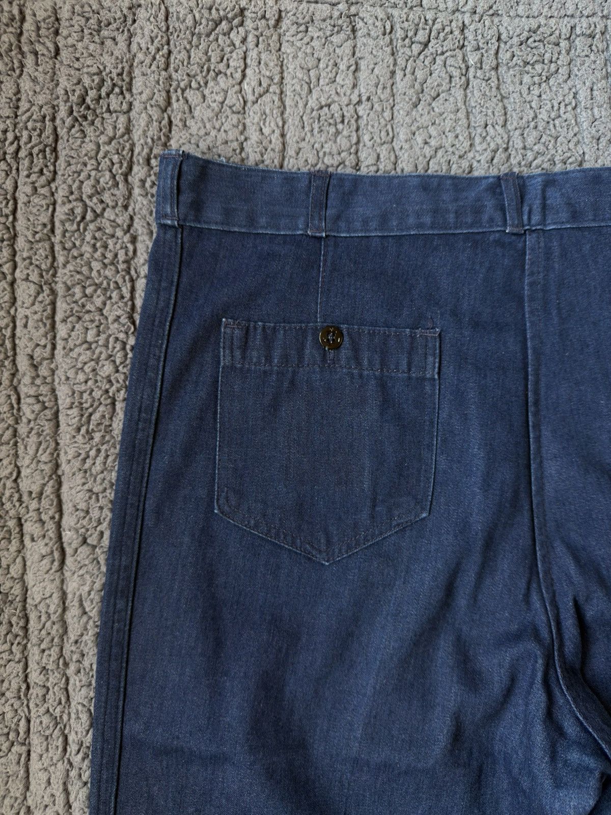 Other 1980s USN Seafarer Denim Pants - Size 38 Size US 38 / EU 54 - 6 Thumbnail