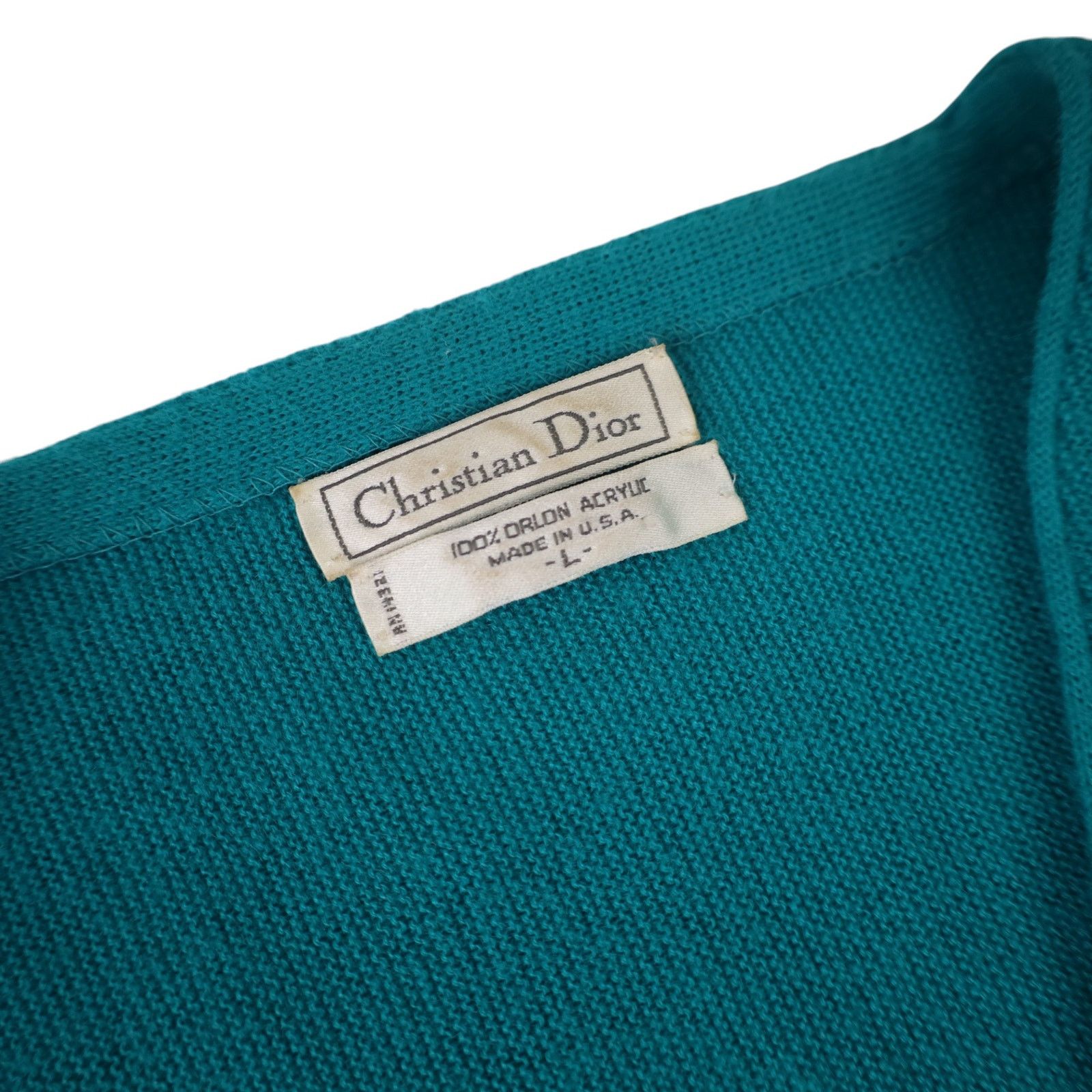 Vintage Christian Dior Knit Cardigan Sweater
