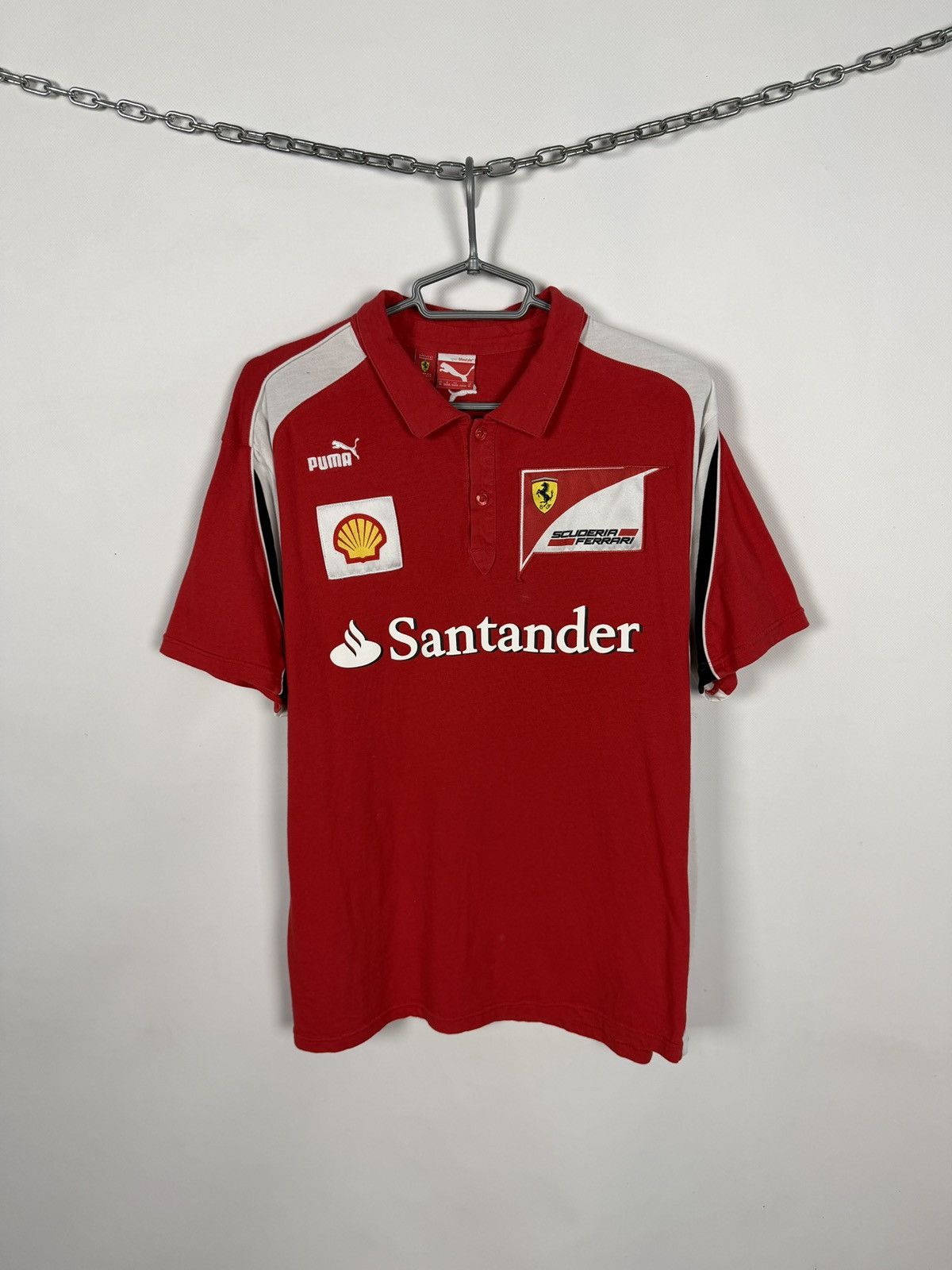 Puma Puma Scuderia Ferrari Racing Short Sleeve Polo Shirt F1 XL Size US XL / EU 56 / 4 - 1 Thumbnail