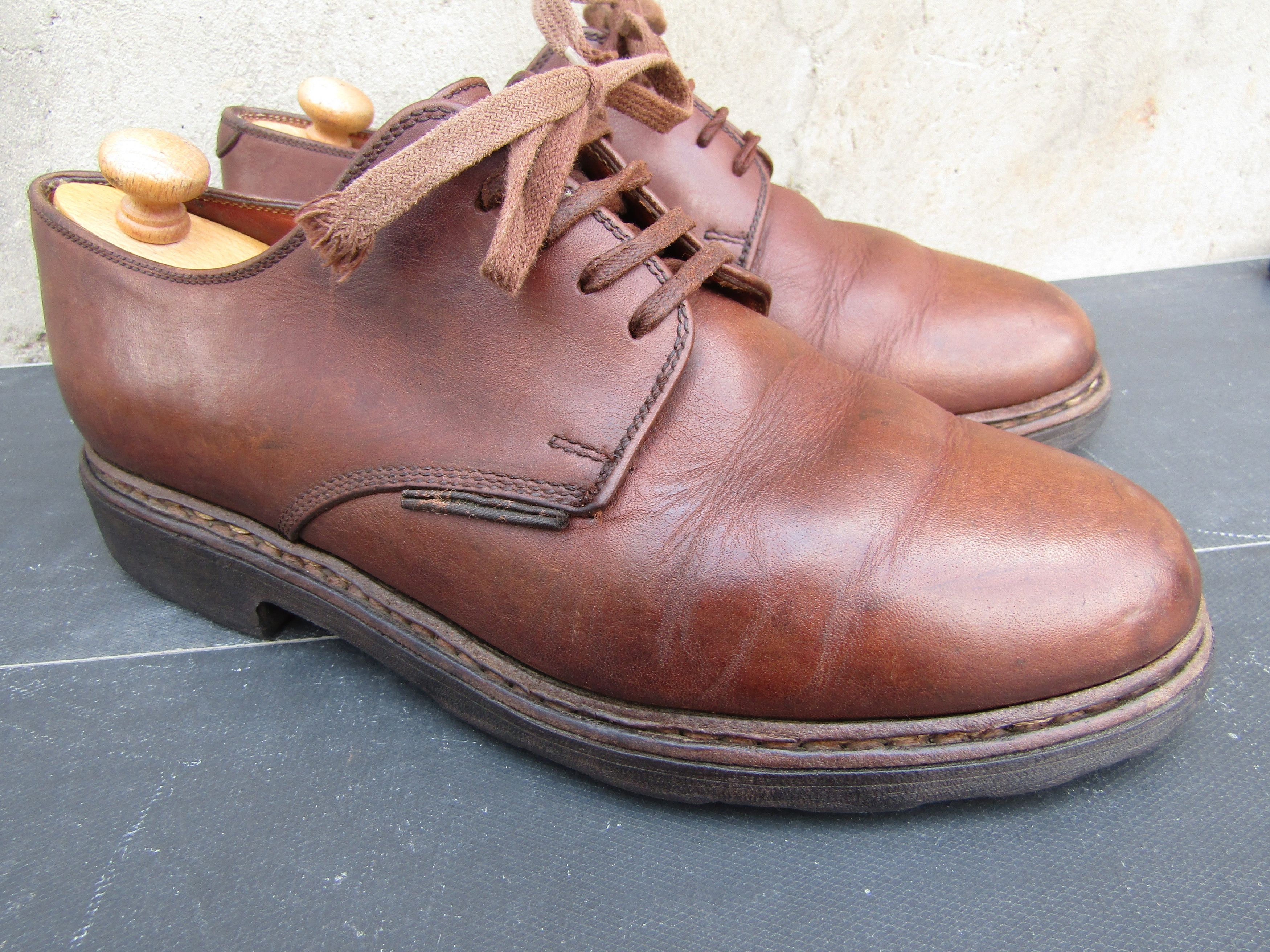 Paraboot Paraboot Vintage Avignon Griff Men's Leather Derby Size US 7 / EU 40 - 3 Thumbnail