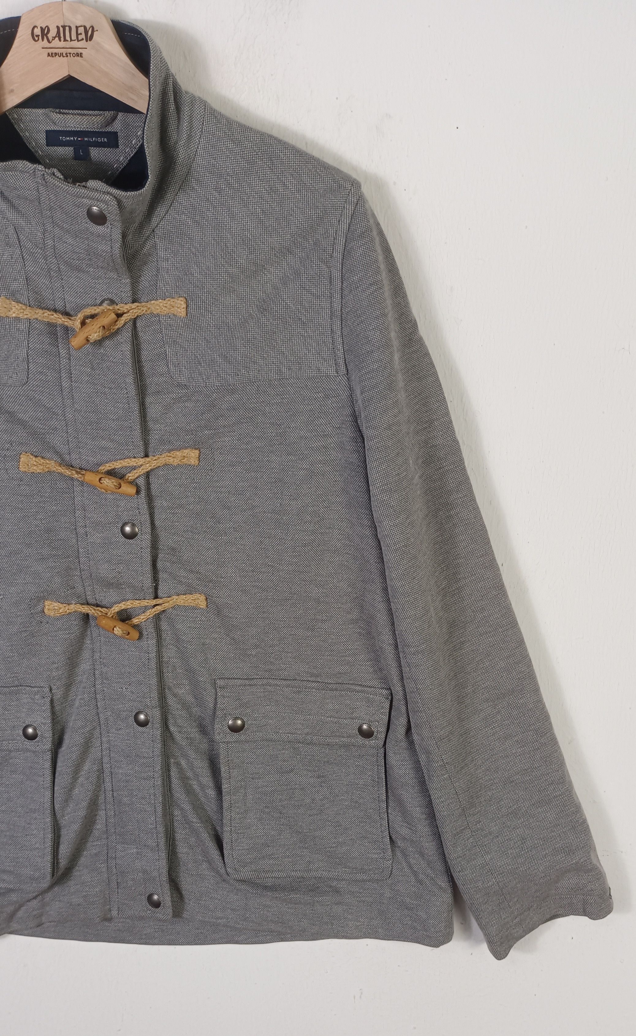 Tommy Hilfiger Rare🔥 Tommy Hilfiger Duffeal Coat Made In Turkey Size US L / EU 52-54 / 3 - 5 Thumbnail