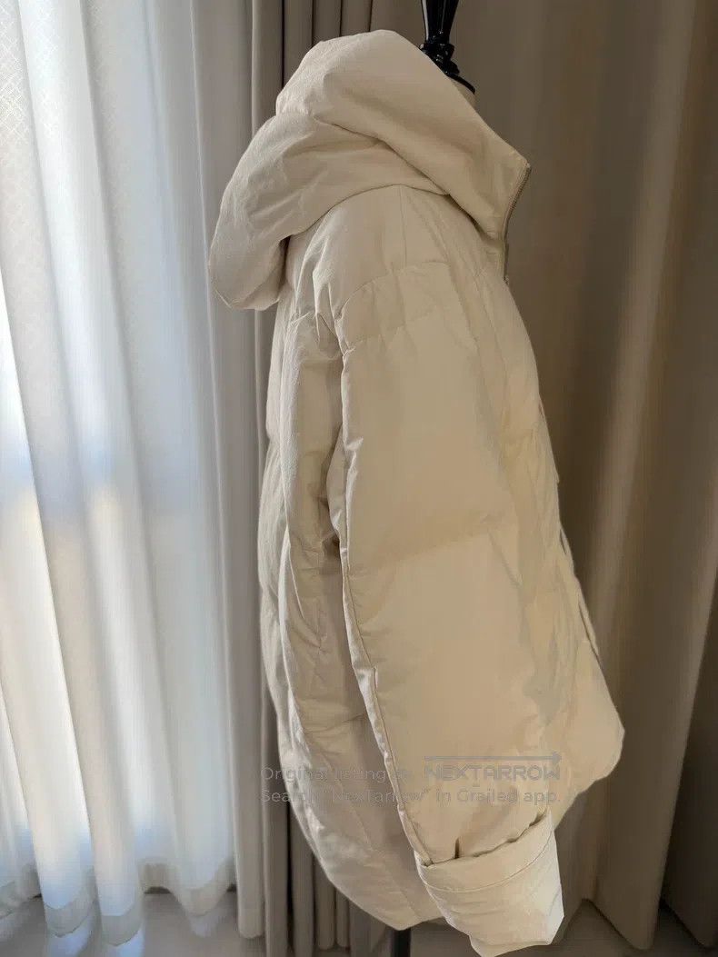 Jil Sander Jil Sander size 32 Long white down jacket Size XS / US 0-2 / IT 36-38 - 2 Thumbnail