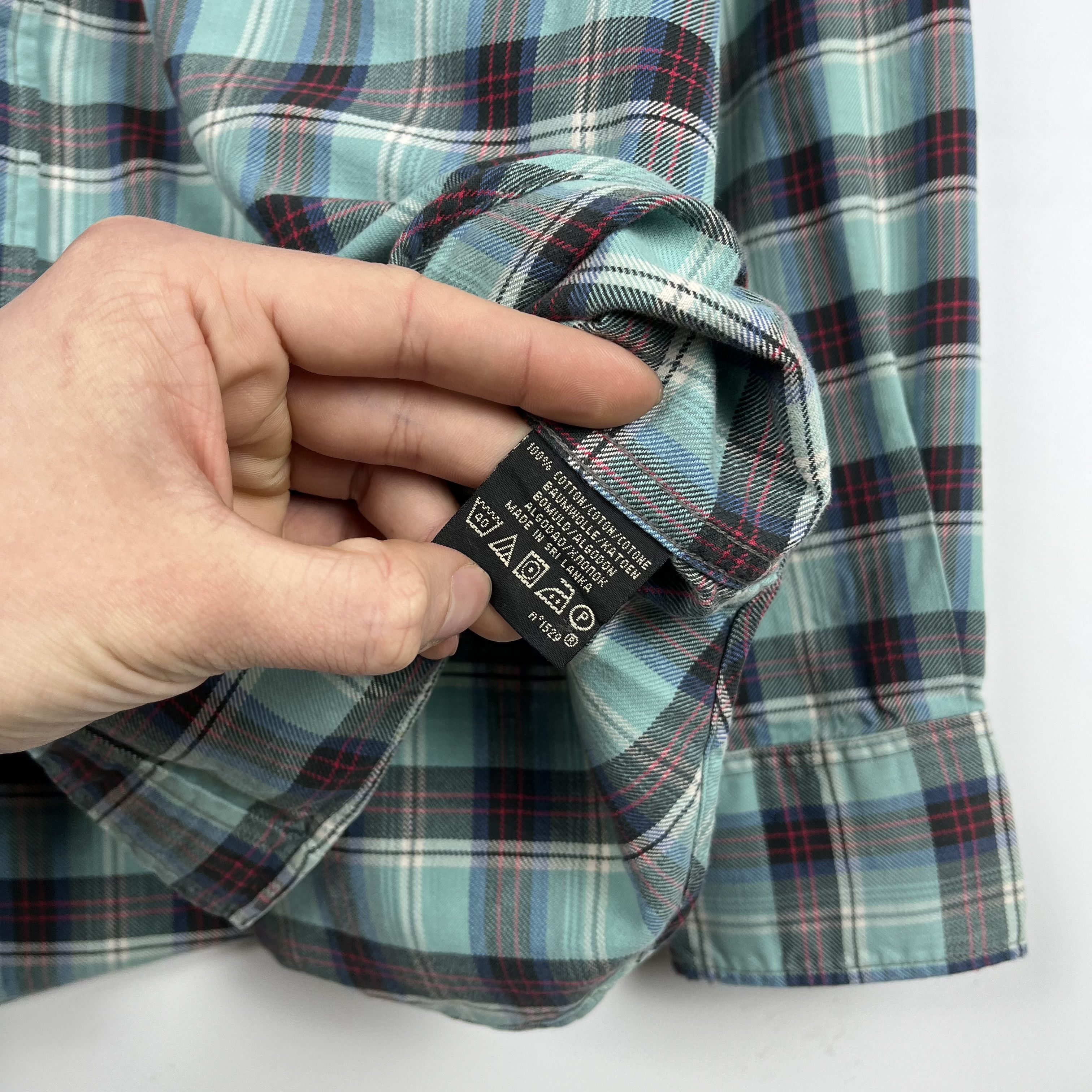 RRL Ralph Lauren RRL Ralph Lauren Western Checkered Long Sleeve Shirt Size US XL / EU 56 / 4 - 12 Thumbnail