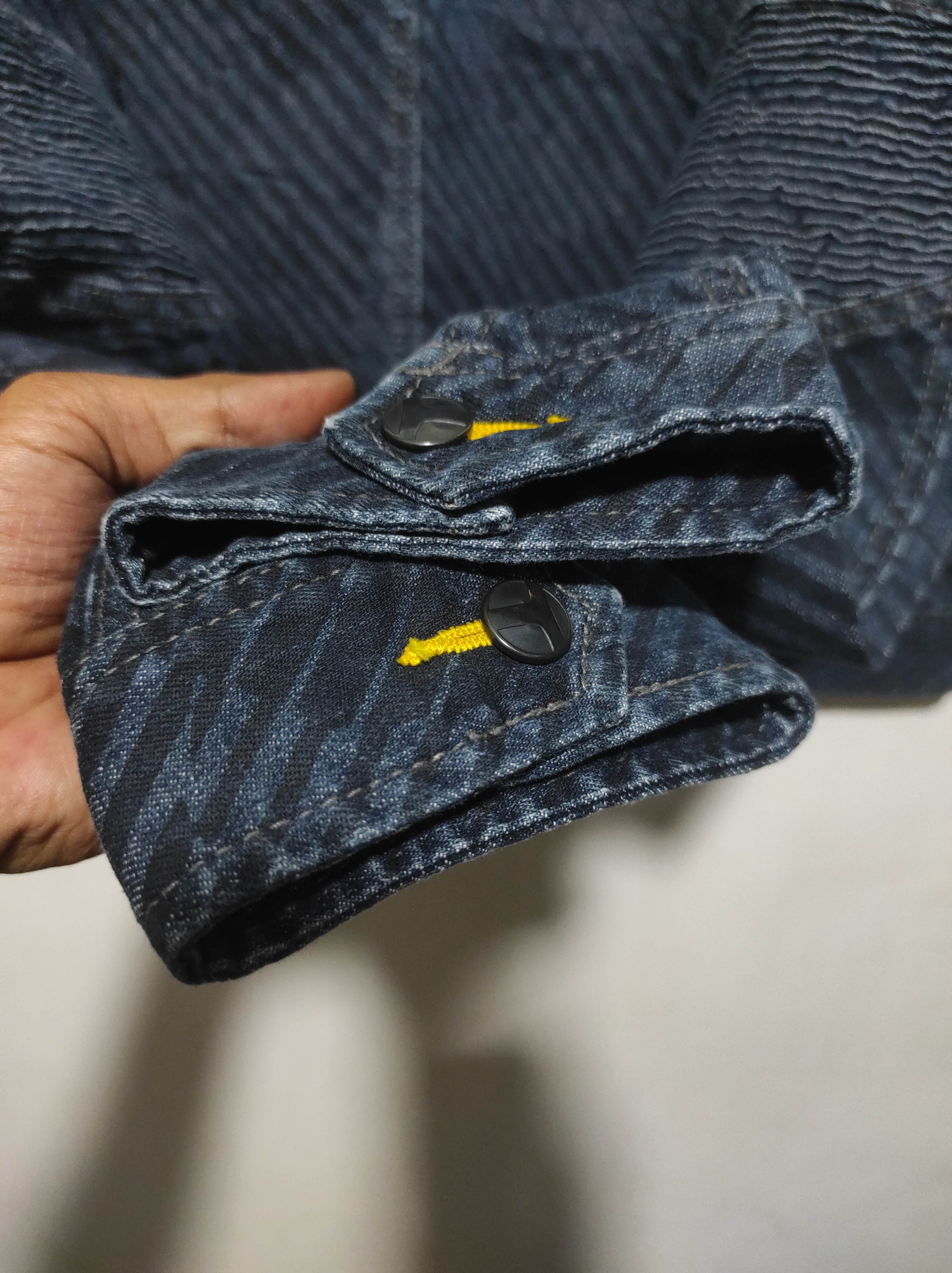 Japanese Brand Tora by Toraichi striped biker denim jacket Size US L / EU 52-54 / 3 - 19 Thumbnail