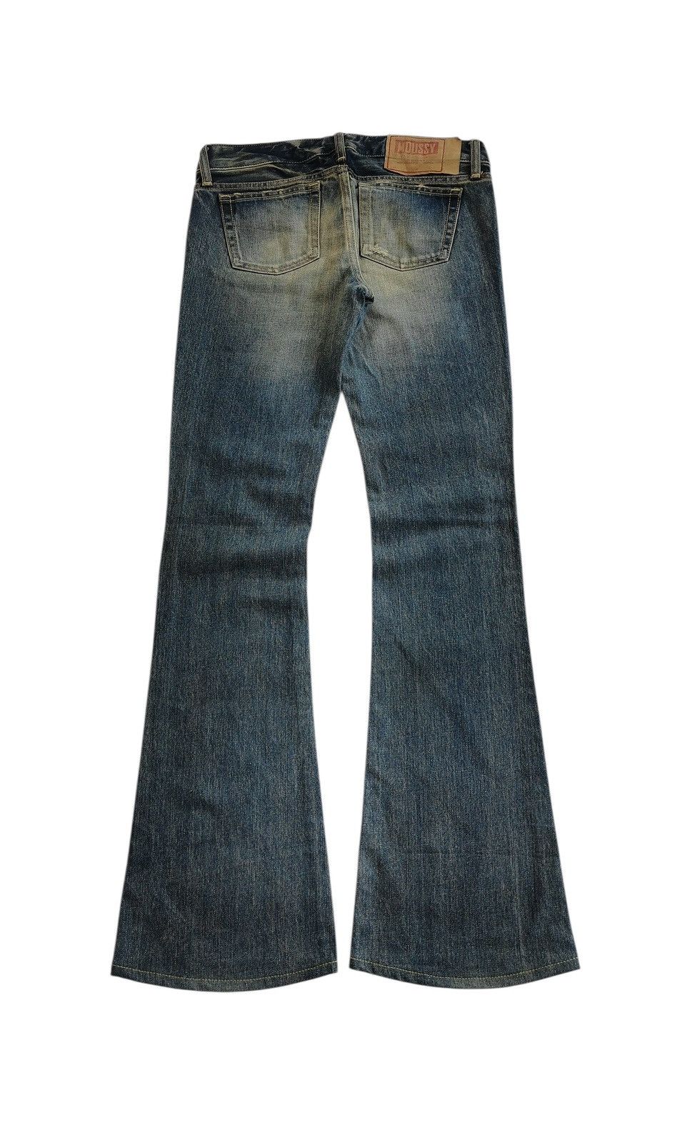 MOUSSY Moussy Japan Flare & Bootcuts Mudded Distressed Denim Jeans Size 28" / US 6 / IT 42 - 2 Thumbnail