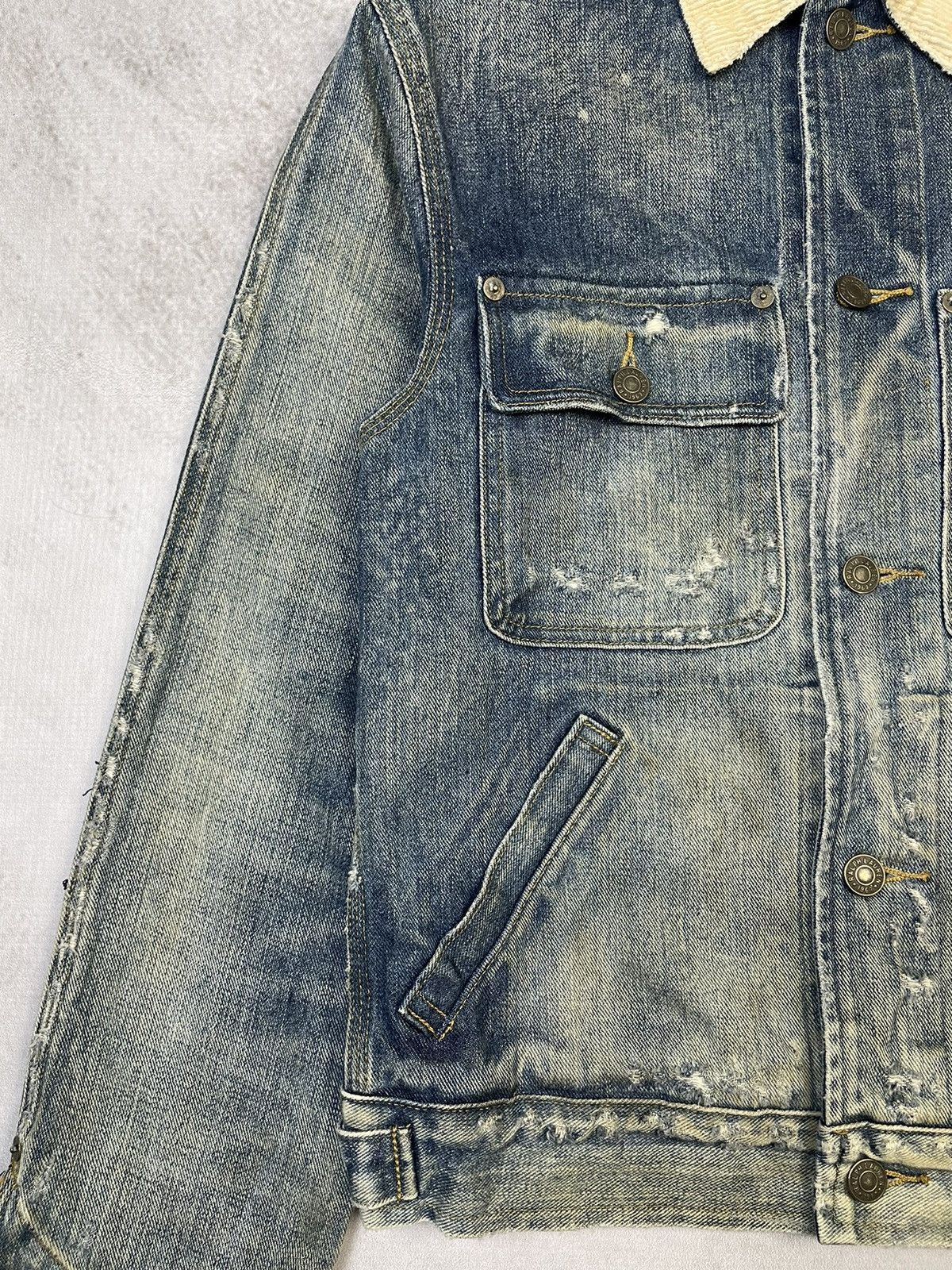 Polo Ralph Lauren SS14 Polo Ralph Lauren Rustic Denim Ranch Jacket Size US XS / EU 42 / 0 - 4 Thumbnail