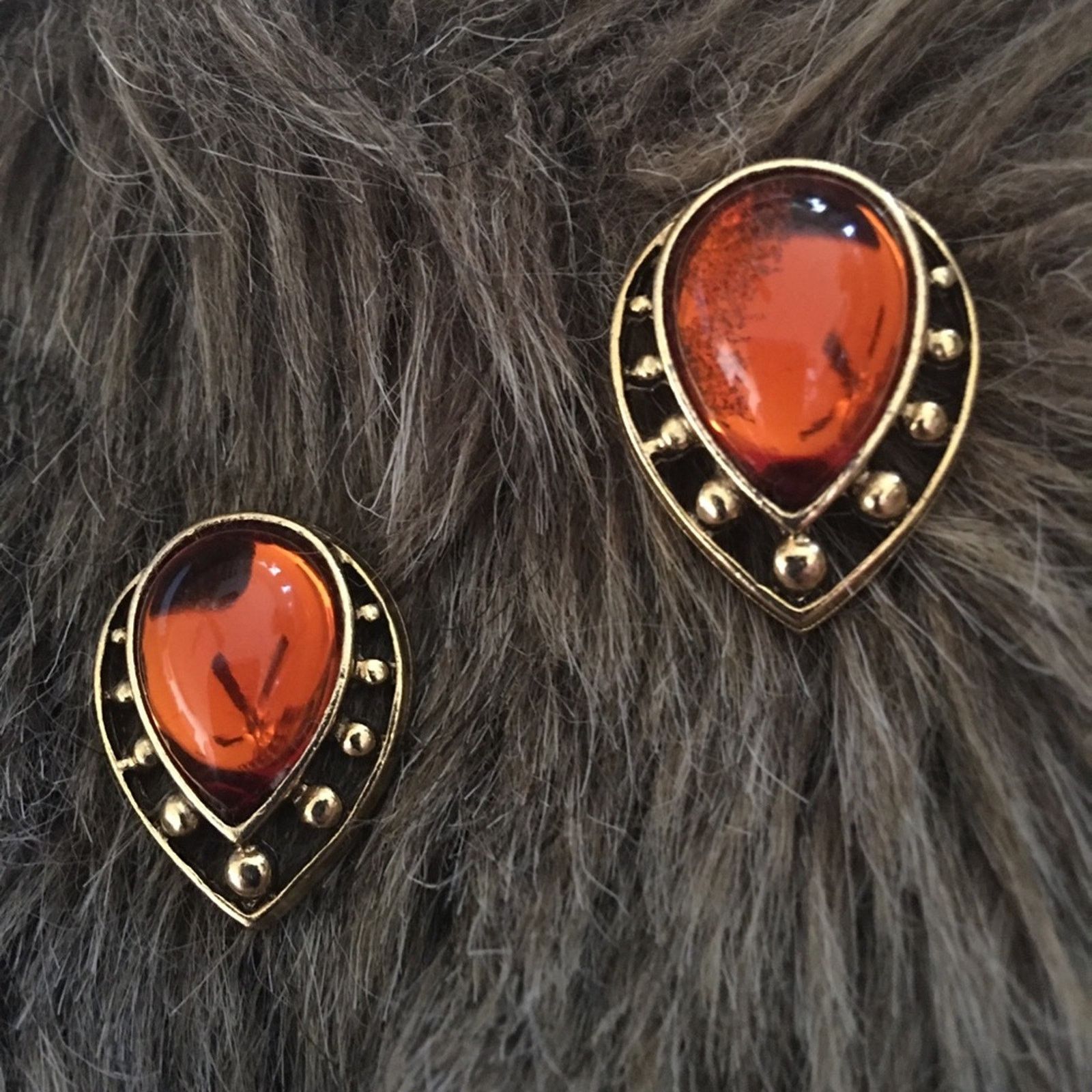Jewelry Vintage Bellissima Choice faux amber earrings Size ONE SIZE - 3 Thumbnail