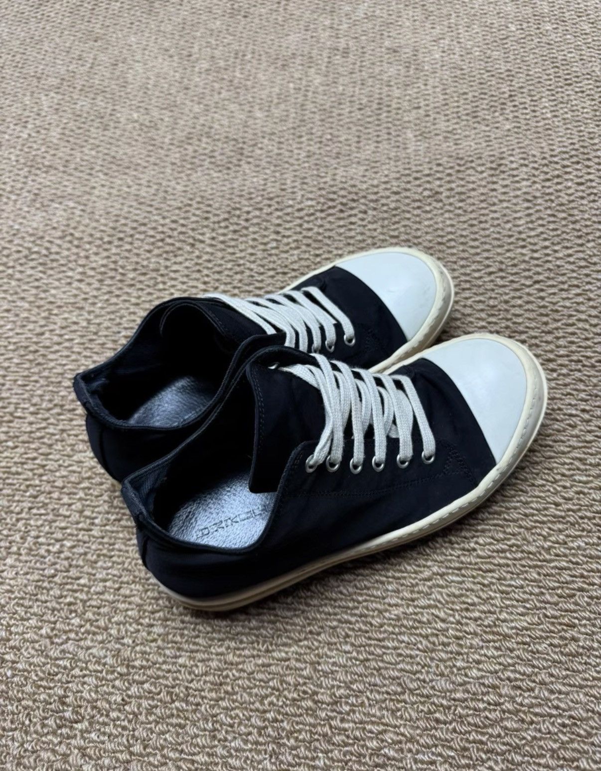 Rick Owens Rick Owens DRKSHDW Low Top Ramones K37 Size US 6.5 / EU 39-40 - 4 Thumbnail