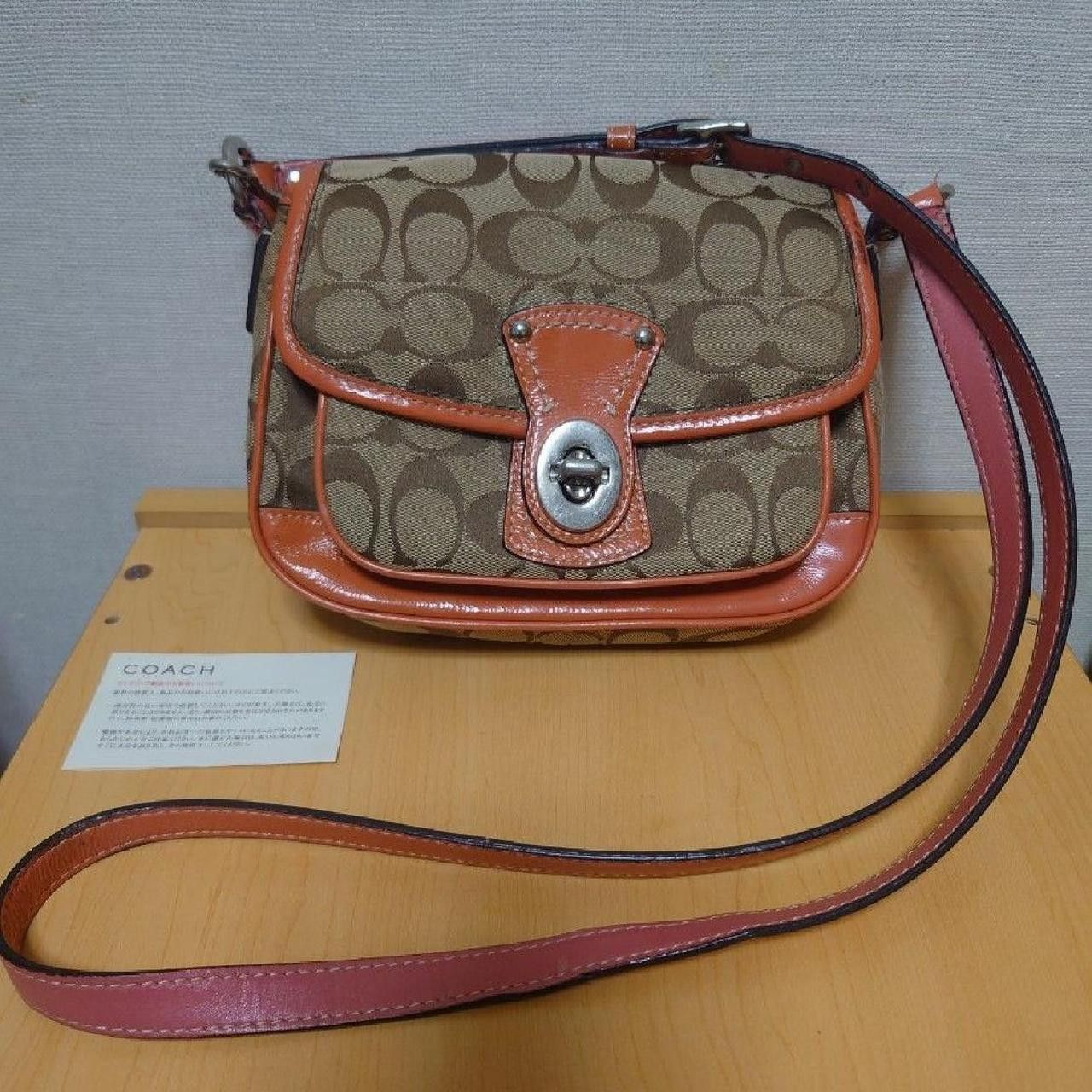 Coach Tan and orange Coach shoulder bag #tanbag #FTS... Size ONE SIZE - 4 Thumbnail