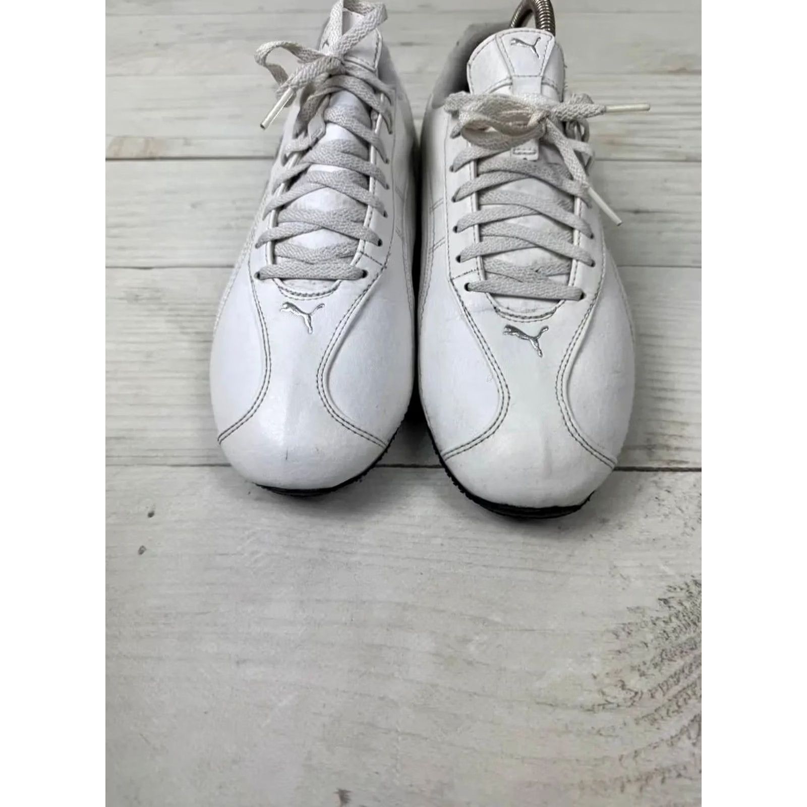 Puma VINTAGE PUMA Speedcat Leather Low Top Sneakers Mens US 10.5 White Cat Speedcat 00s Y2K Leather Sneakers Size US L / EU 52-54 / 3 - 7 Thumbnail