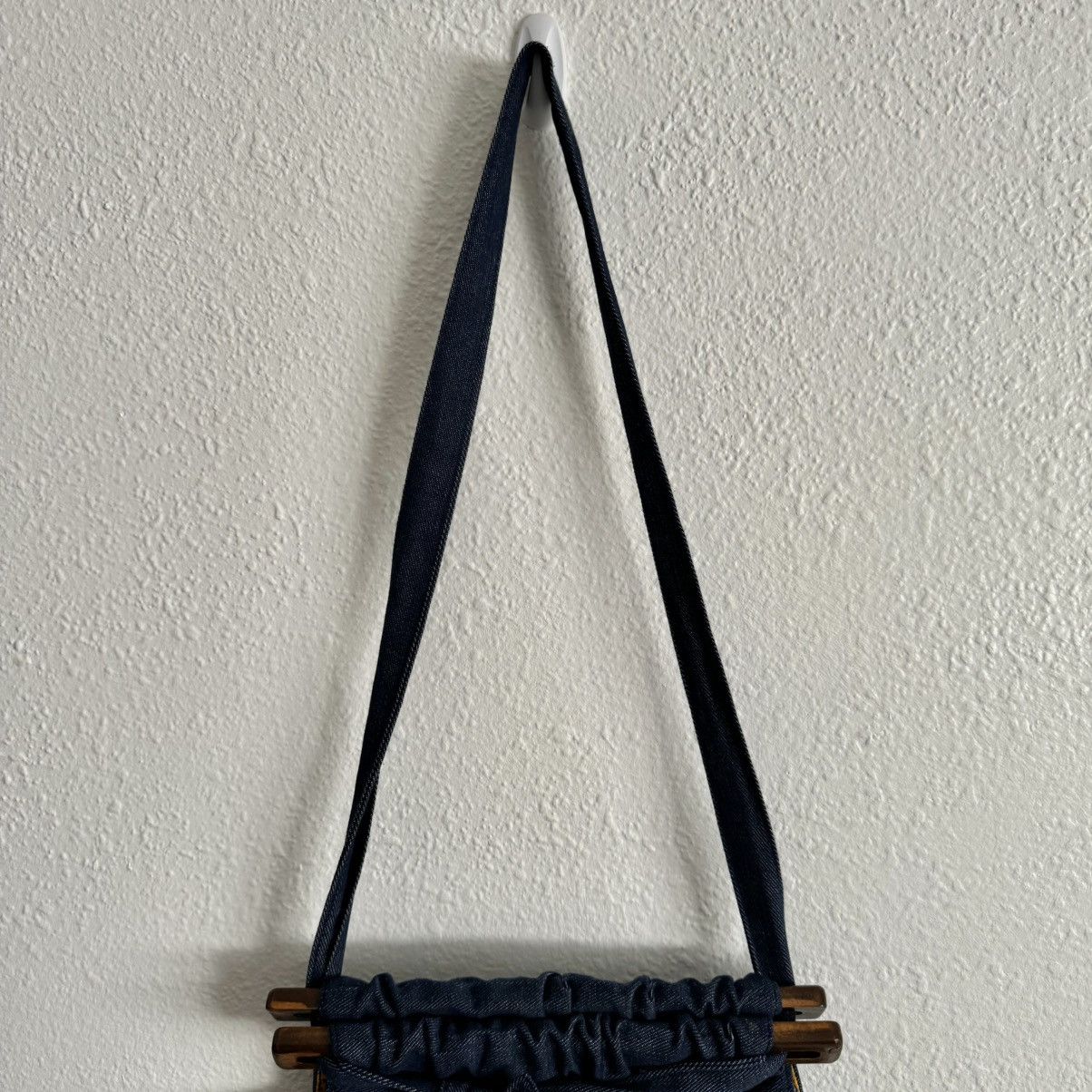 Other Vintage Y2K Blue Denim Yellow Butterfly Jean Crossbody Bag Size ONE SIZE - 2 Thumbnail