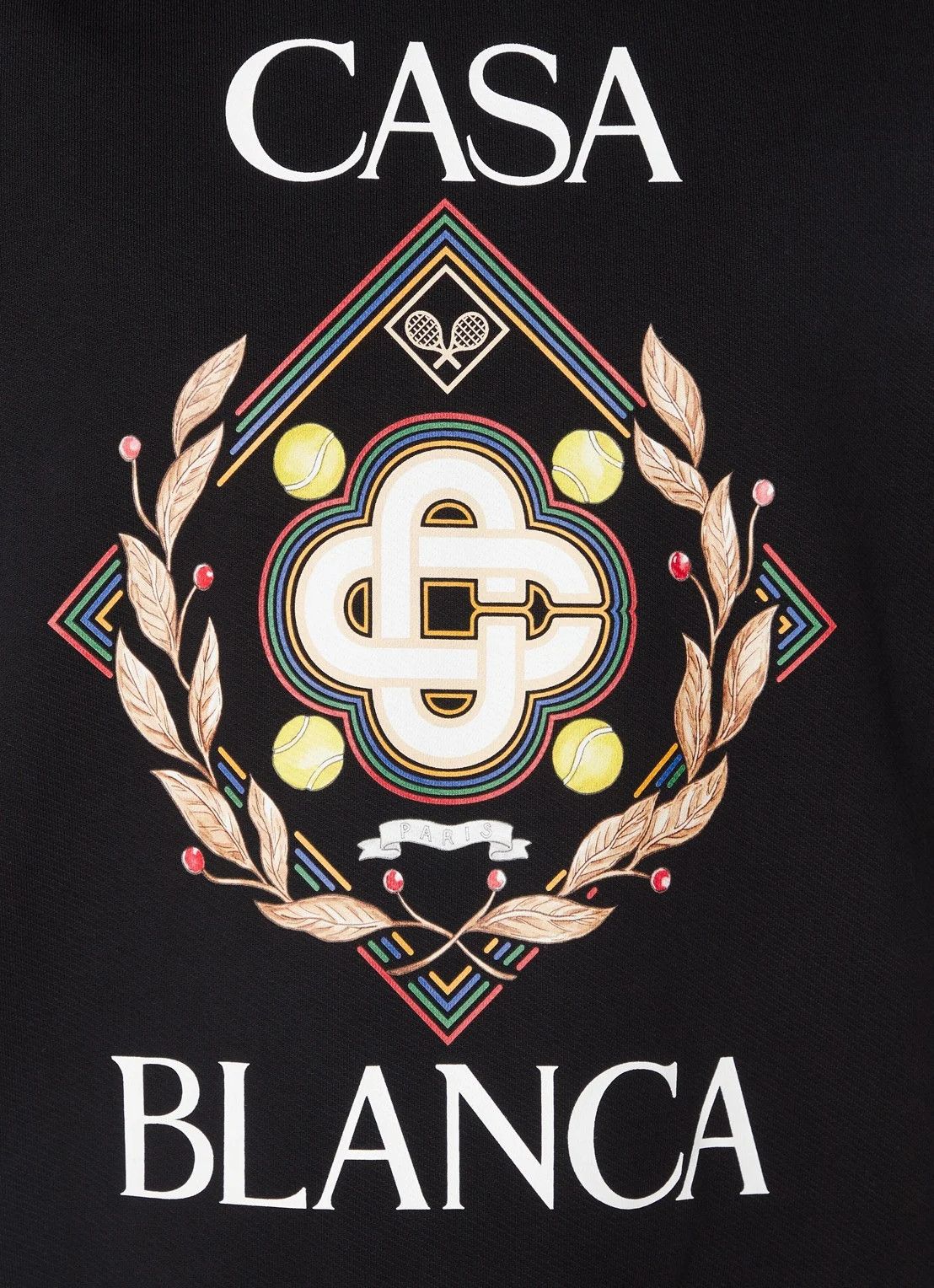 Casablanca o1mle0626 Championship Diamond Printed Sweatshirt in Black Size US L / EU 52-54 / 3 - 5 Thumbnail