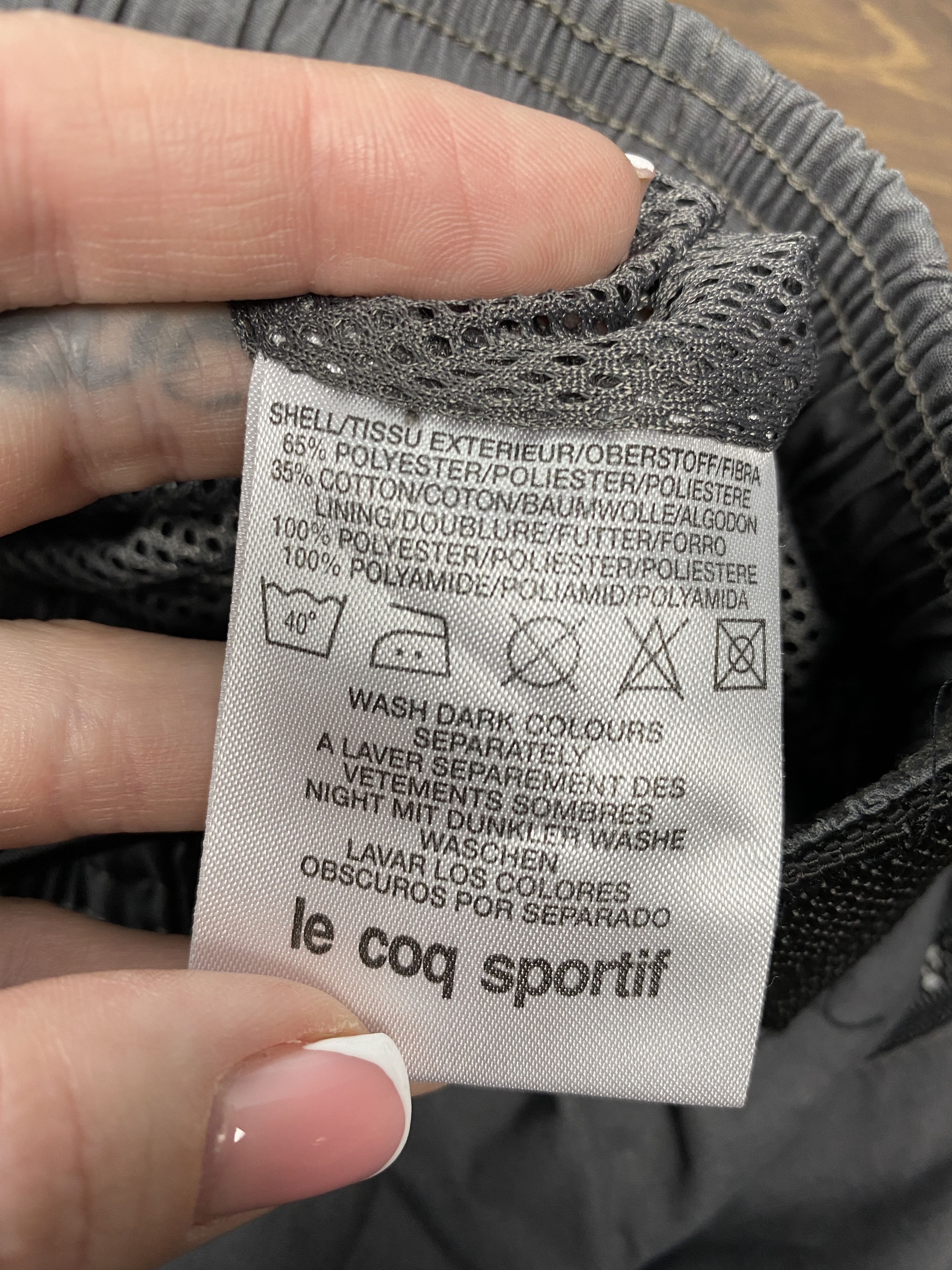 20471120 Le Coq Sportif 90s Vintage Mens Baggy Cargo Pants Size US 32 / EU 48 - 5 Thumbnail