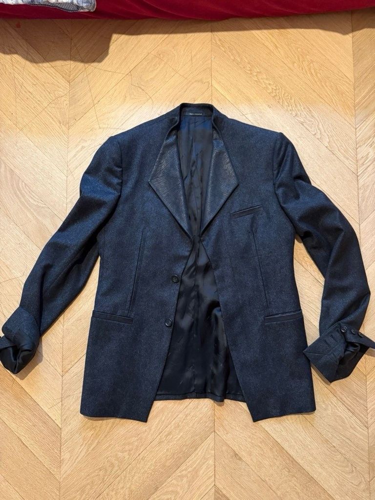 Versace Dark grey fashion blazer Size 48R - 1 Thumbnail