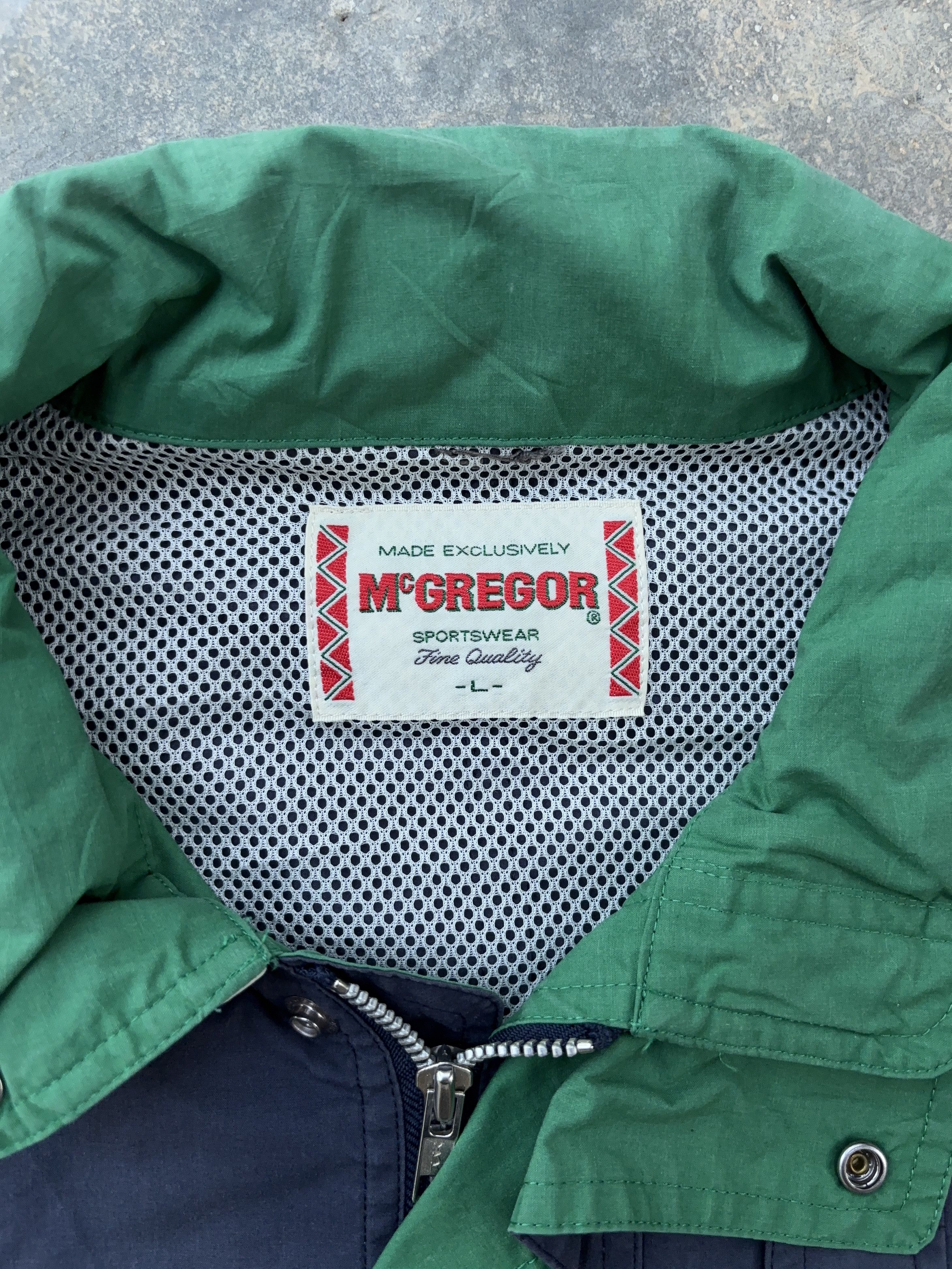 McGregor McGregor Retro Vintage Blue Green Jacket Size US L / EU 52-54 / 3 - 4 Thumbnail