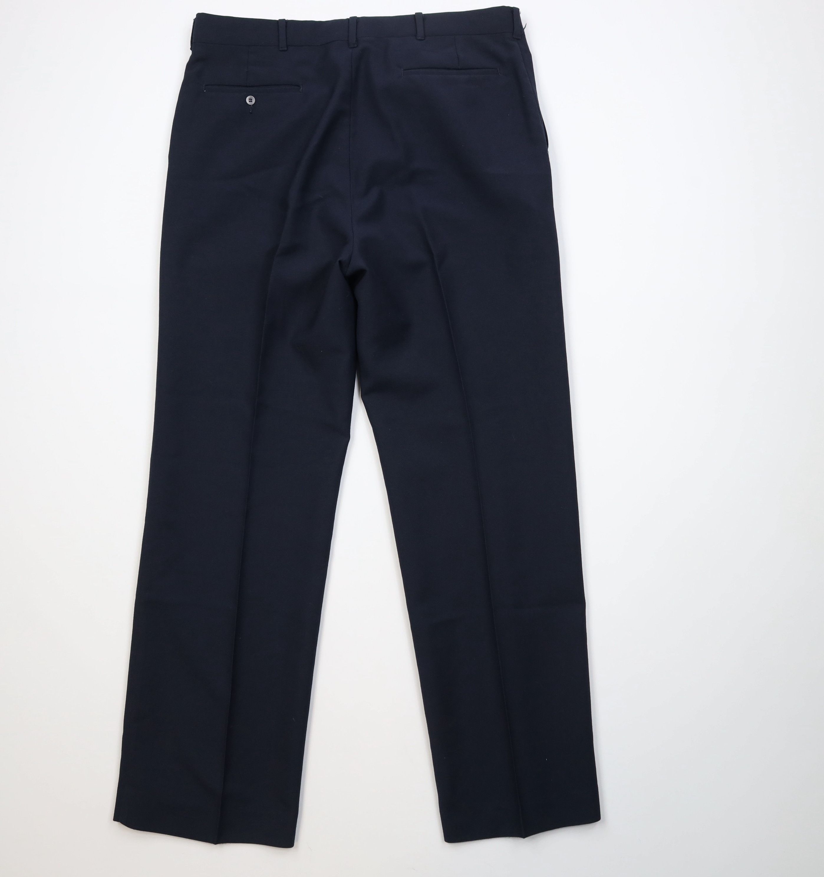 Vintage Vintage 70s Streetwear Wool Blend Knit Wide Leg Chino Pants Size US 36 / EU 52 - 11 Thumbnail