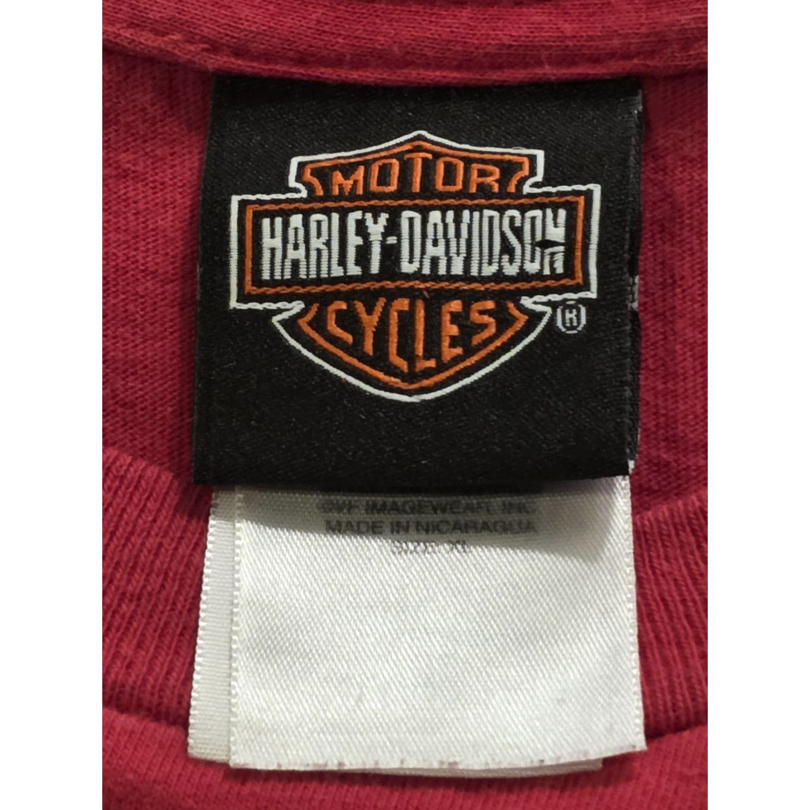 Harley Davidson VINTAGE Harley-Davidson Las Vegas Long Sleeve T-Shirt Tribal Print Sleeves Red Adult XL Size US XL / EU 56 / 4 - 6 Thumbnail