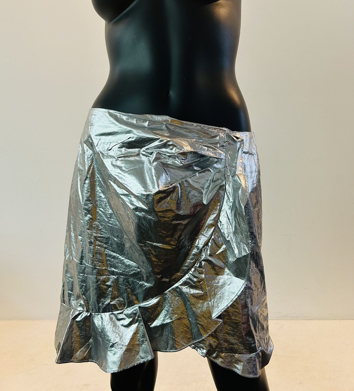 Isabel Marant New with tags Isabel Marant silver ruffle mini skirt 40 Size 28" / US 6 / IT 42 - 5 Thumbnail