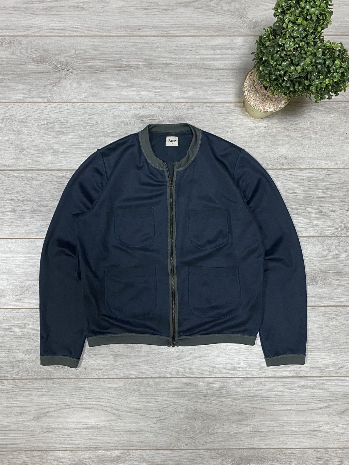 Acne Studios Acne Studios Pigall DF A/W 08 Pockets Zip Jumper / Jacket Size US L / EU 52-54 / 3 - 1 Thumbnail