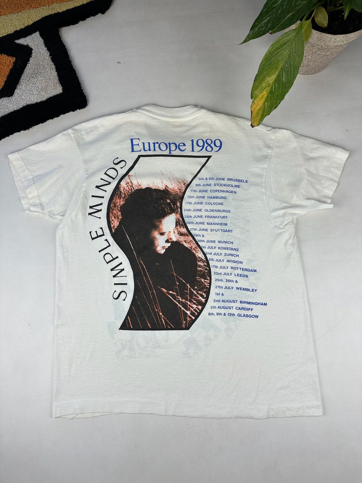 Band Tees Simple Minds T-Shirt 90s Size US XL / EU 56 / 4 - 2 Thumbnail
