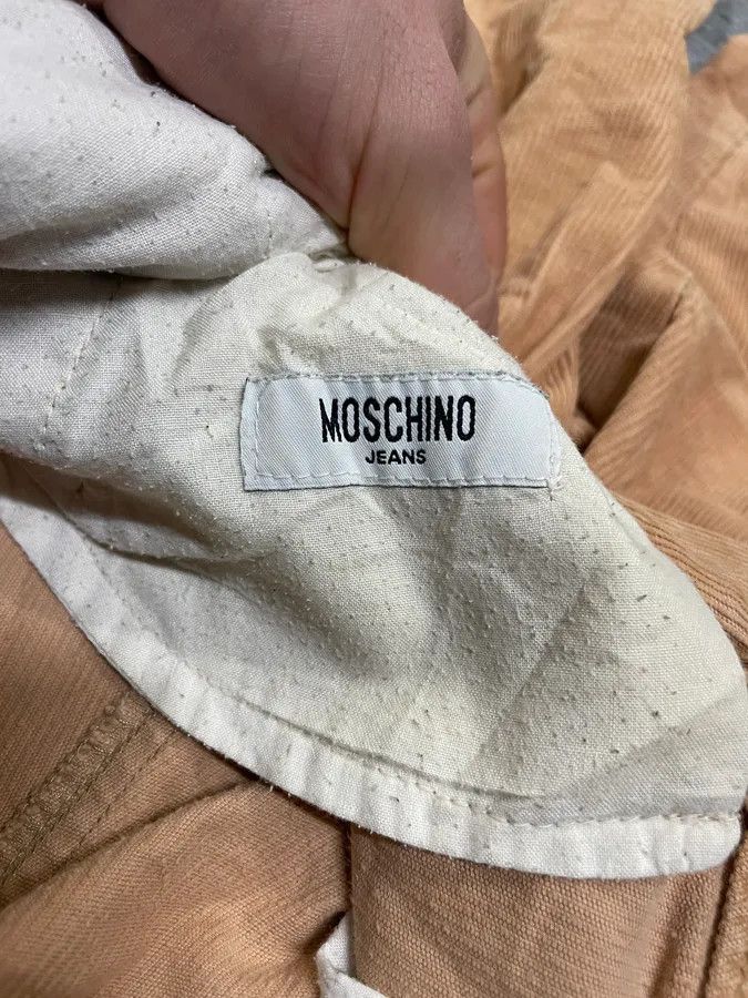 Moschino × Vintage 2000s Moschino Beige Cargo Pants Size US 32 / EU 48 - 10 Thumbnail