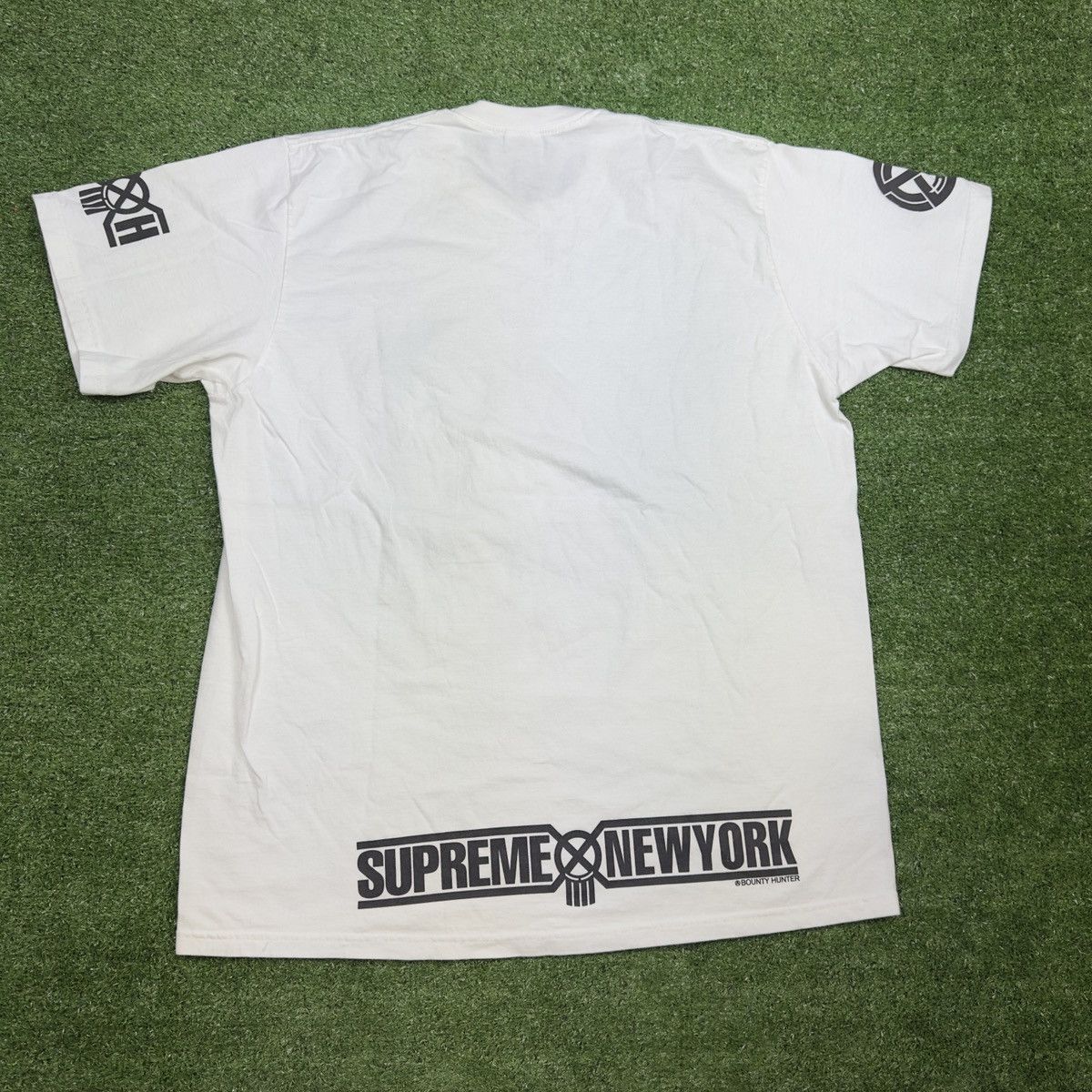 Bounty Hunter × Supreme Supreme/Bounty Hunter Men WhiteT-Shirt Size US XL / EU 56 / 4 - 2 Thumbnail
