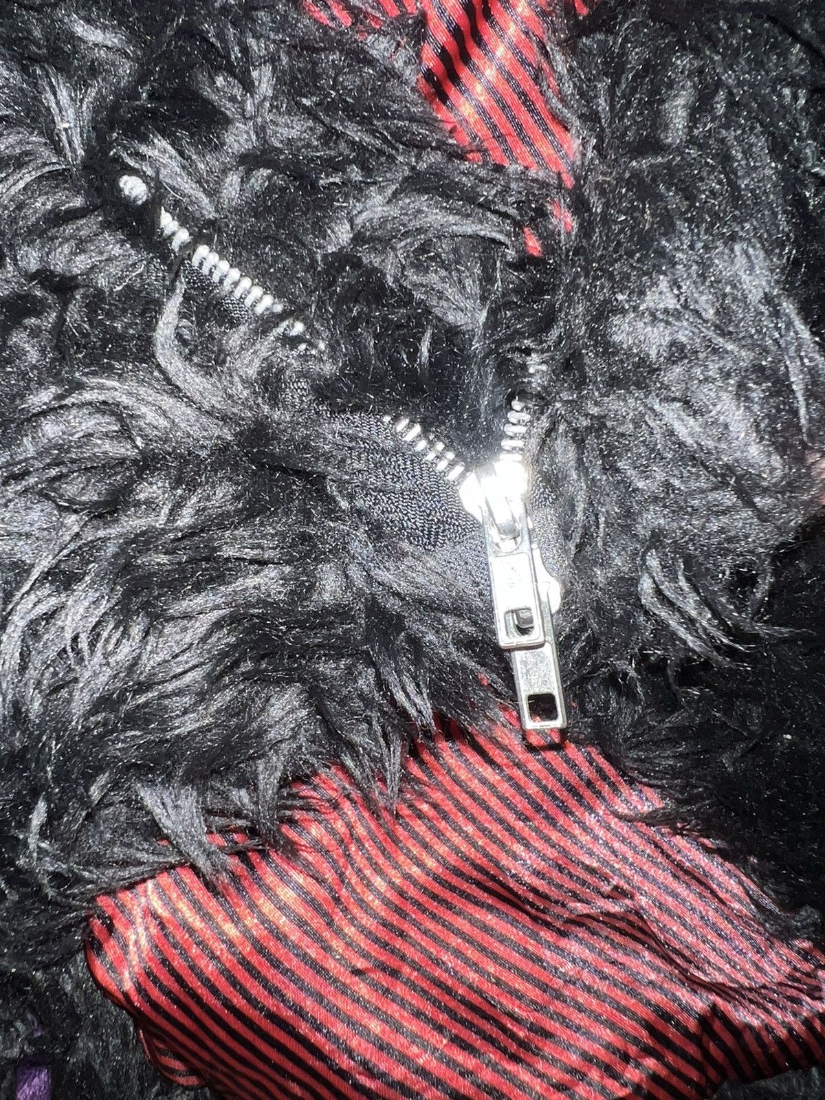 Japanese Brand Vintage DEORART black faux fur jacket 🖤🧛🏻‍♀️ Size US M / EU 48-50 / 2 - 7 Thumbnail