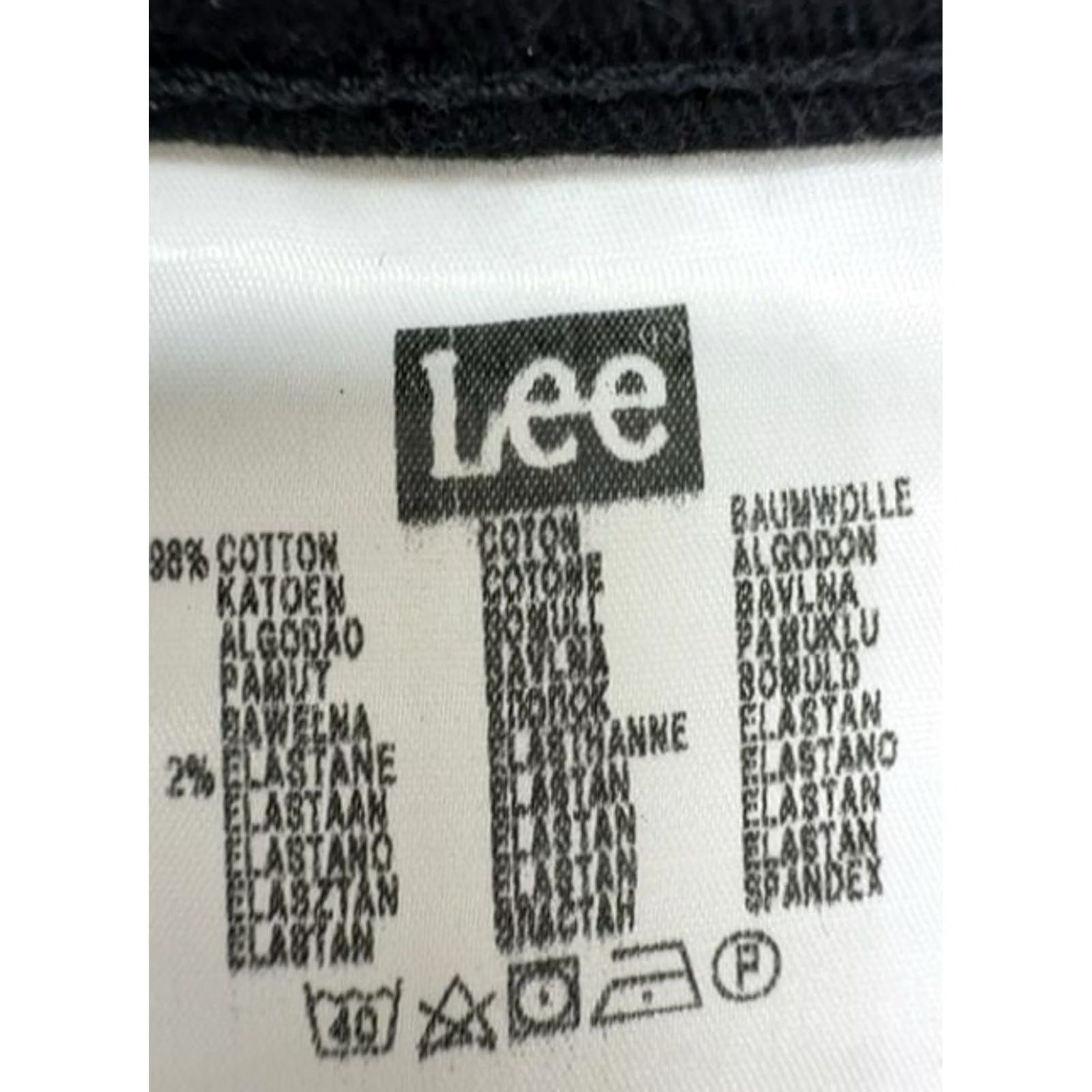 Lee Lee Boys Black Straight Jeans Big Boy Size 36x34 Mid Rise Size US 36 / EU 52 - 4 Thumbnail