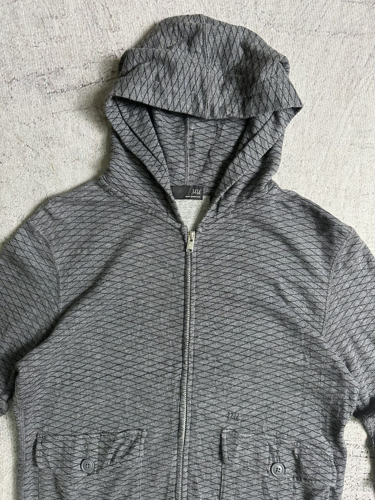 Japanese Brand Uu Undercover Jun Takahashi Monogram Zipper Hoodie Size US M / EU 48-50 / 2 - 2 Thumbnail