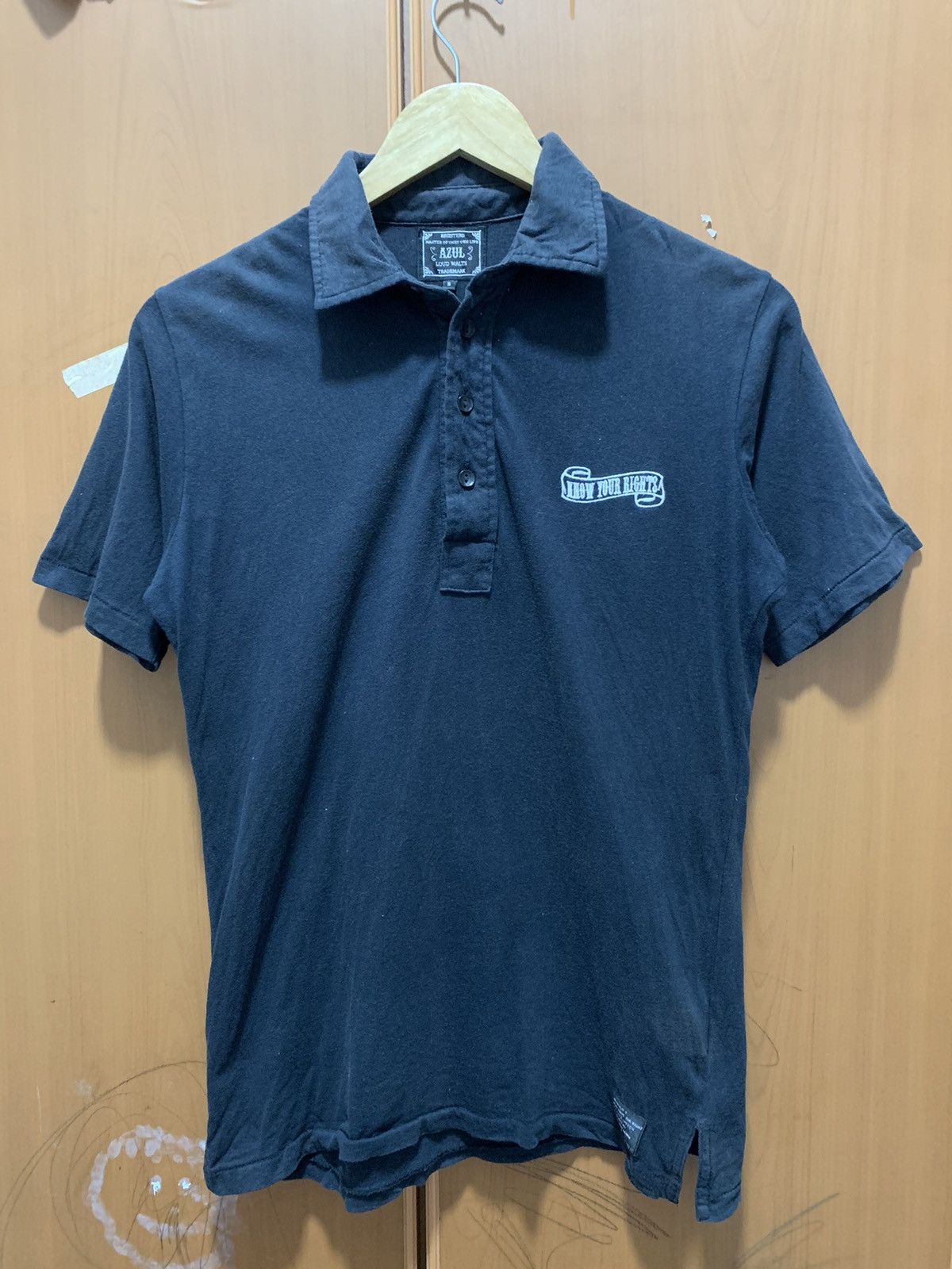 Japanese Brand Vintage Azul Skull Button Tee Size S / US 4 / IT 40 - 2 Thumbnail