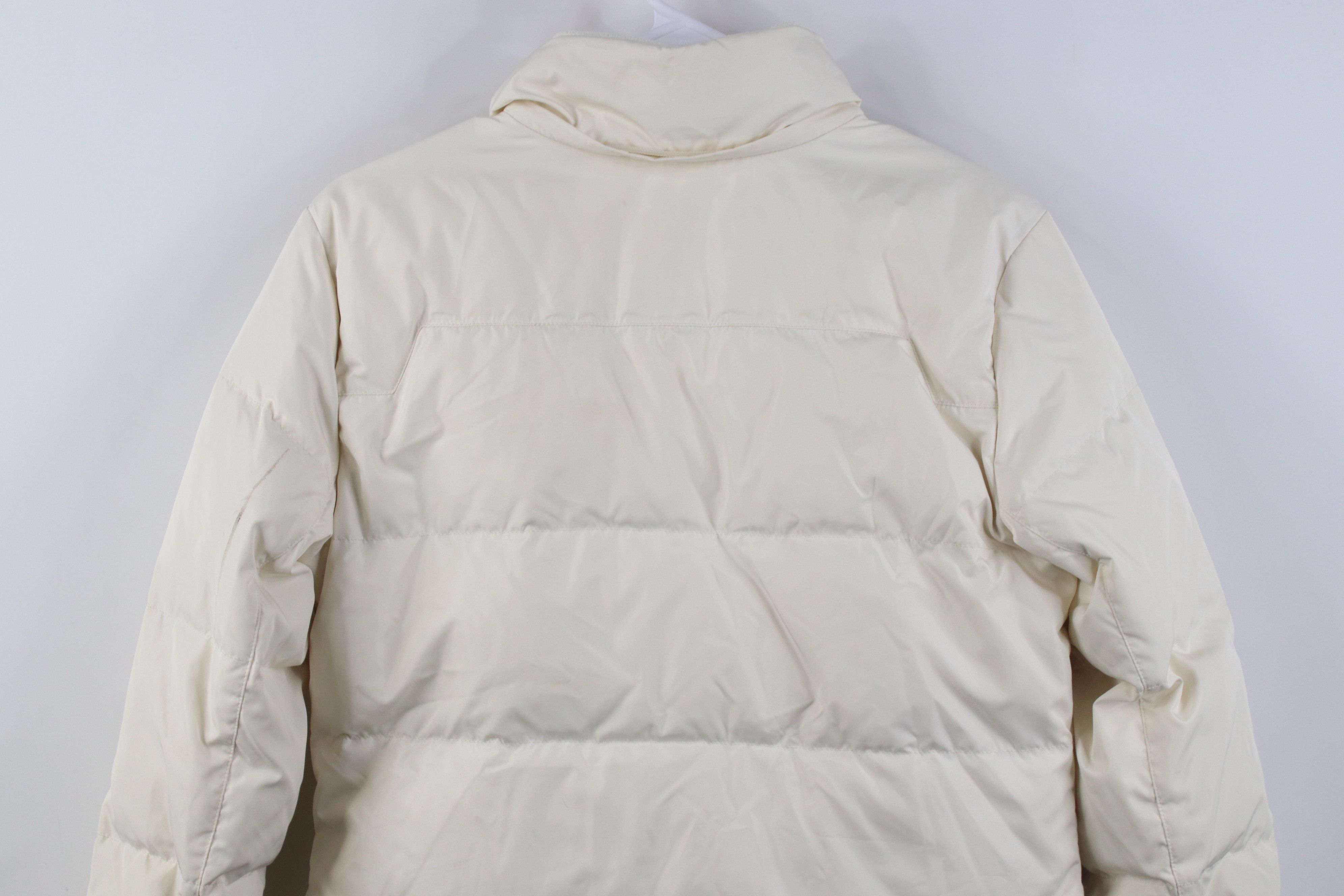 Polo Ralph Lauren Vintage Y2K Ralph Lauren Full Zip Puffer Jacket Cream Size S / US 4 / IT 40 - 16 Thumbnail