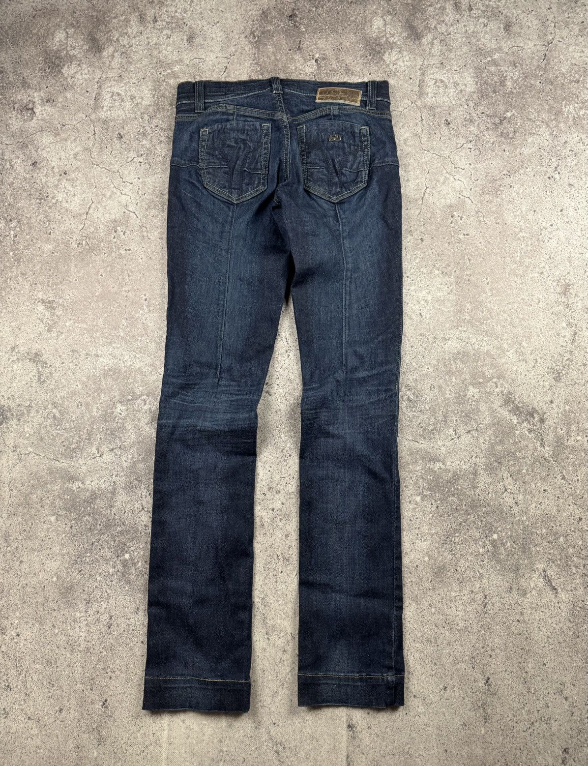 Miss Sixty Vintage Miss Sixty Jeans Flared Distressed 00s Low Rice Size 28" / US 6 / IT 42 - 4 Thumbnail