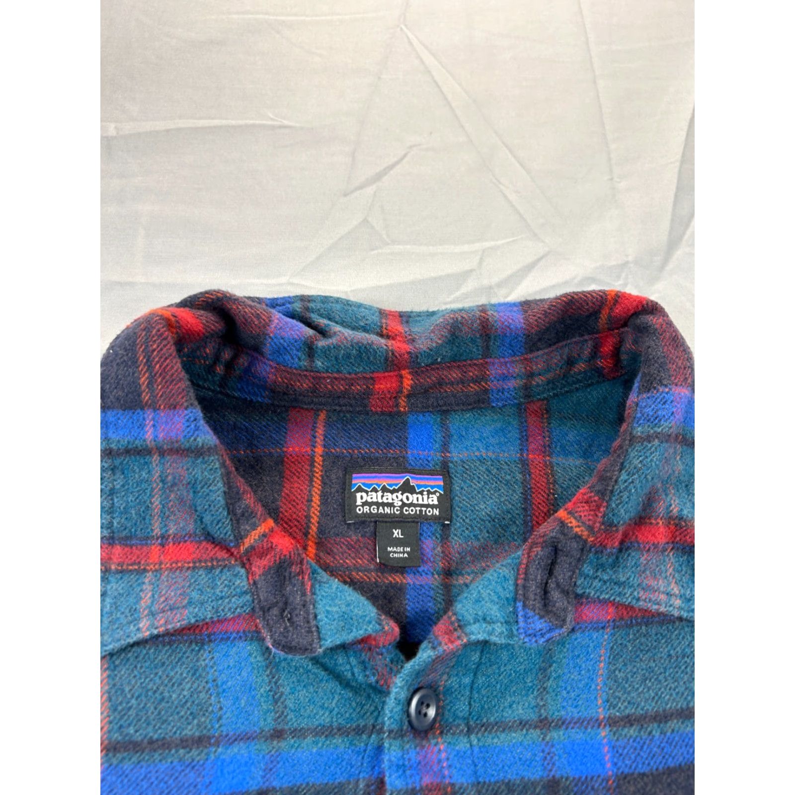 Patagonia Patagonia Flannel Button-Up Shirt XL Men Plaid Blue Cotton Pocket UP Size US XL / EU 56 / 4 - 2 Thumbnail