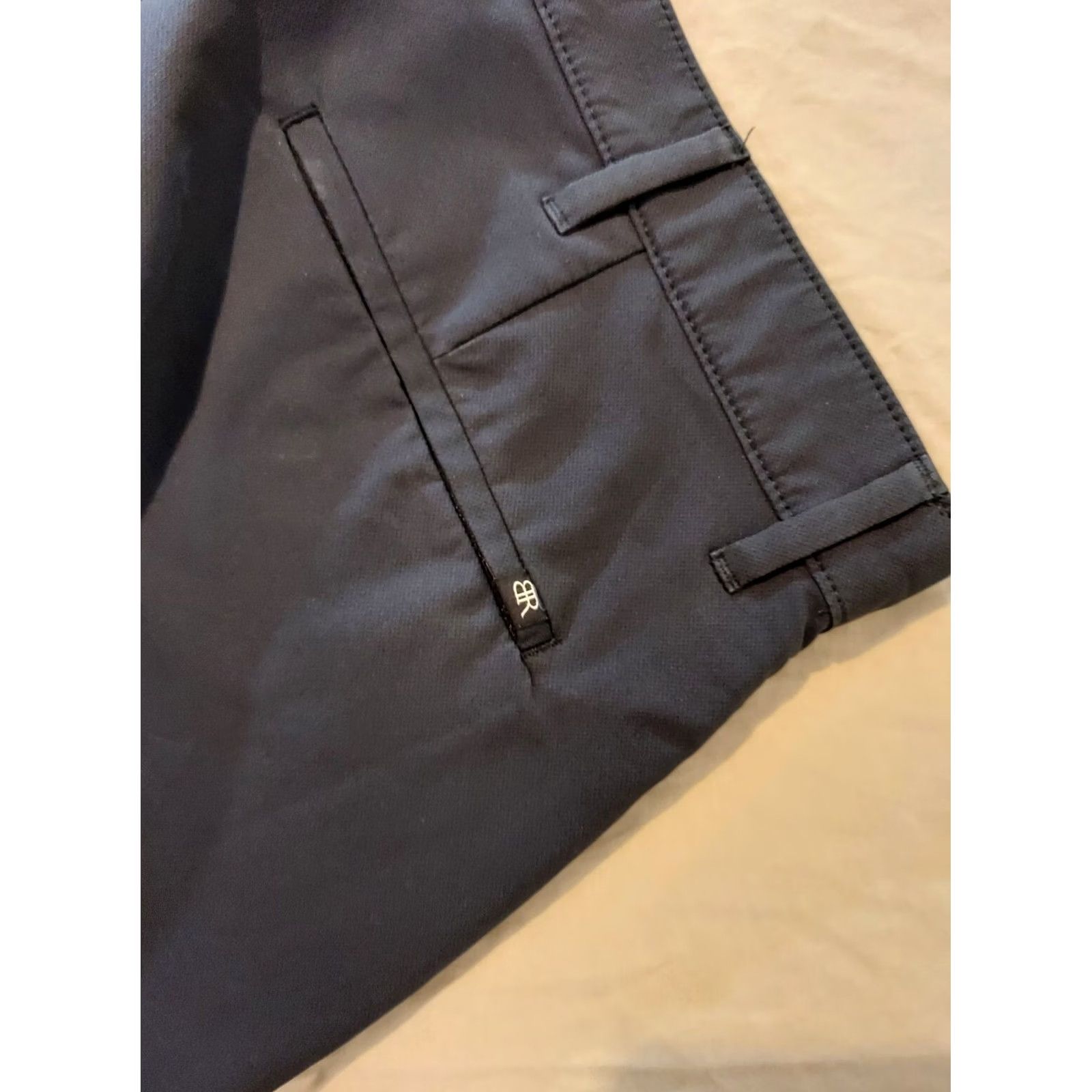Banana Republic Banana Republic Mens Pants Khakis 34x34 Black Performance Dress Slack Trouser Size US 34 / EU 50 - 2 Thumbnail