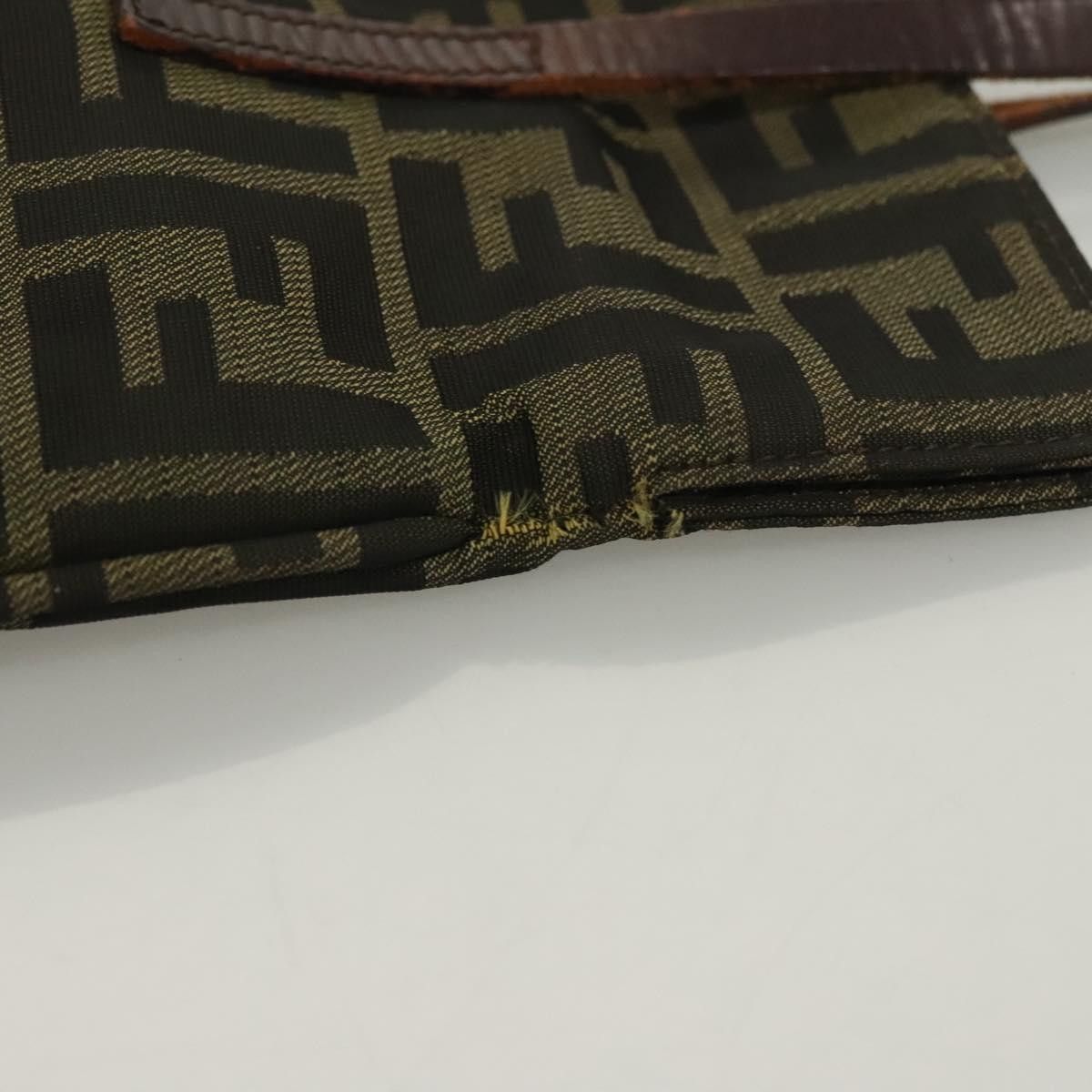 Fendi FENDI Zucca Canvas Shoulder Bag Brown Black Size ONE SIZE - 5 Thumbnail