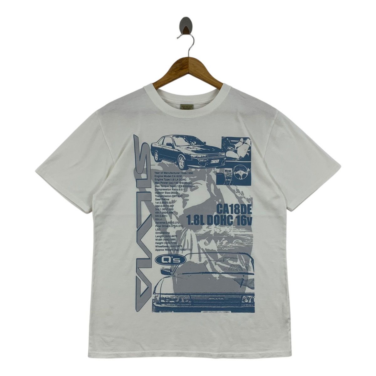 Japanese Brand × Vintage Vintage NISSAN SYLVIA big printed car racing tee Size US L / EU 52-54 / 3 - 1 Thumbnail