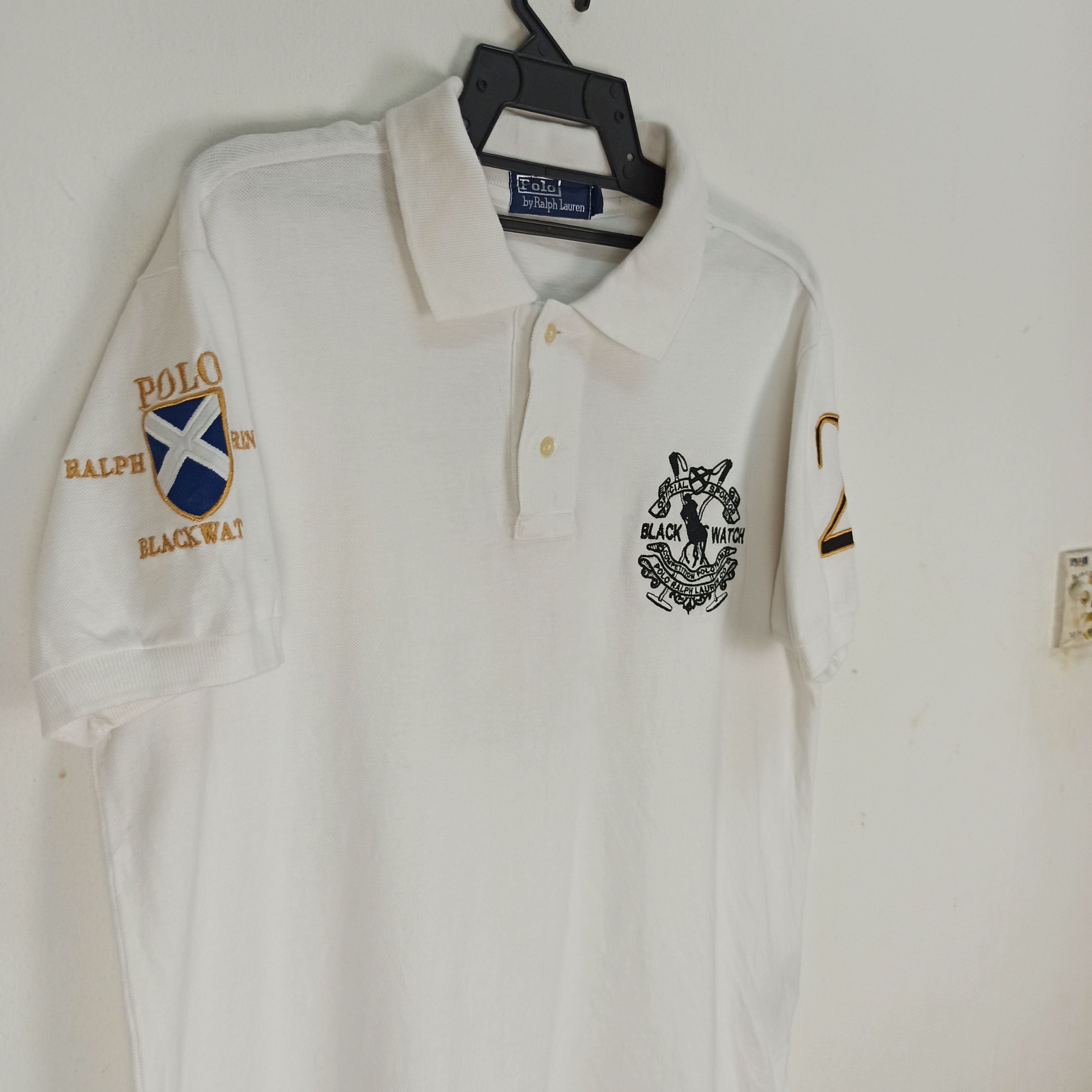 Polo Ralph Lauren Vintage Polo Ralph Lauren Black Watch RRL Polo Tshirt Size US M / EU 48-50 / 2 - 2 Thumbnail