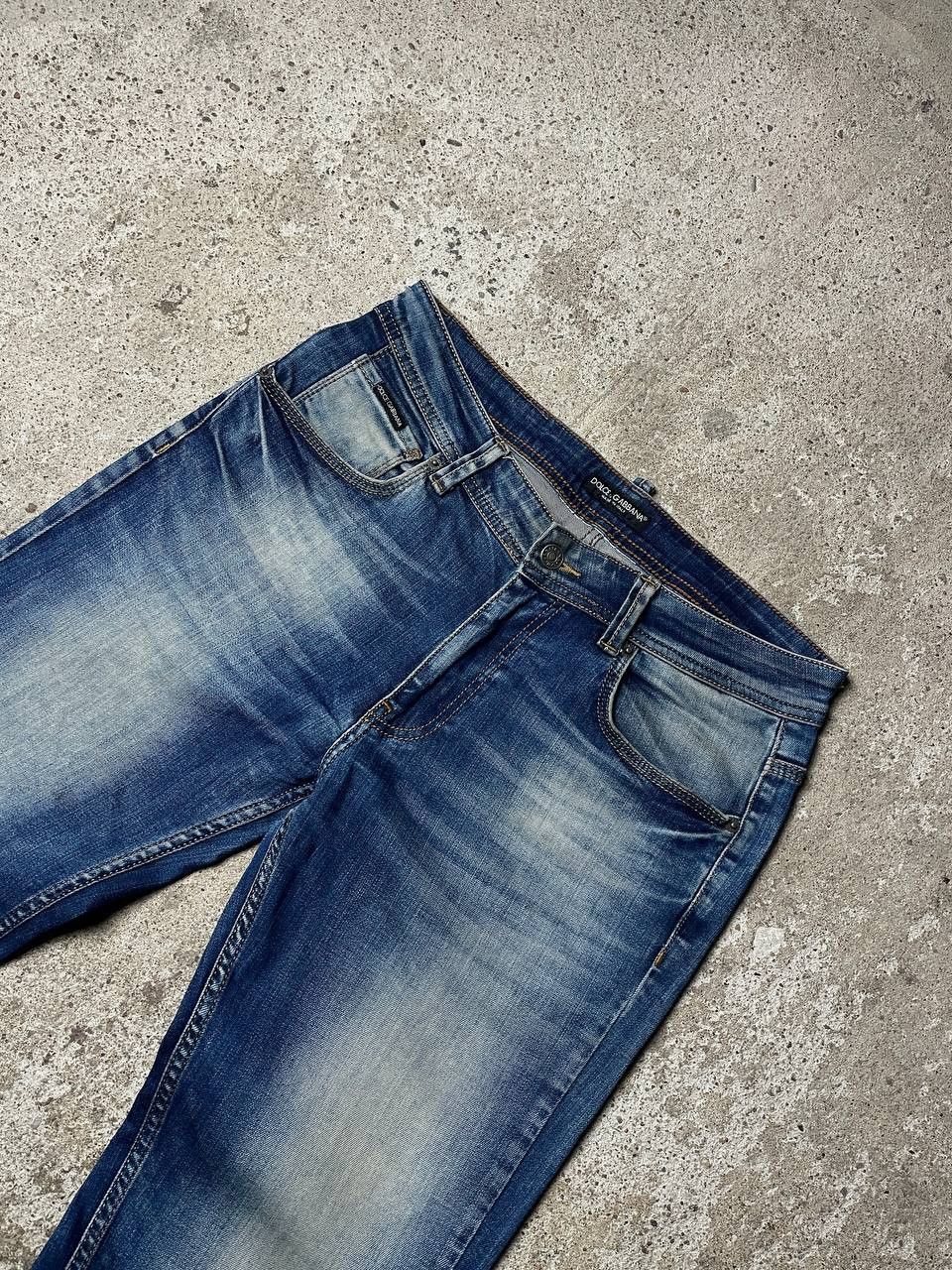 Dolce & Gabbana Vintage washed Dolce&Gabbana metal logo Jeans Size US 31 - 4 Thumbnail
