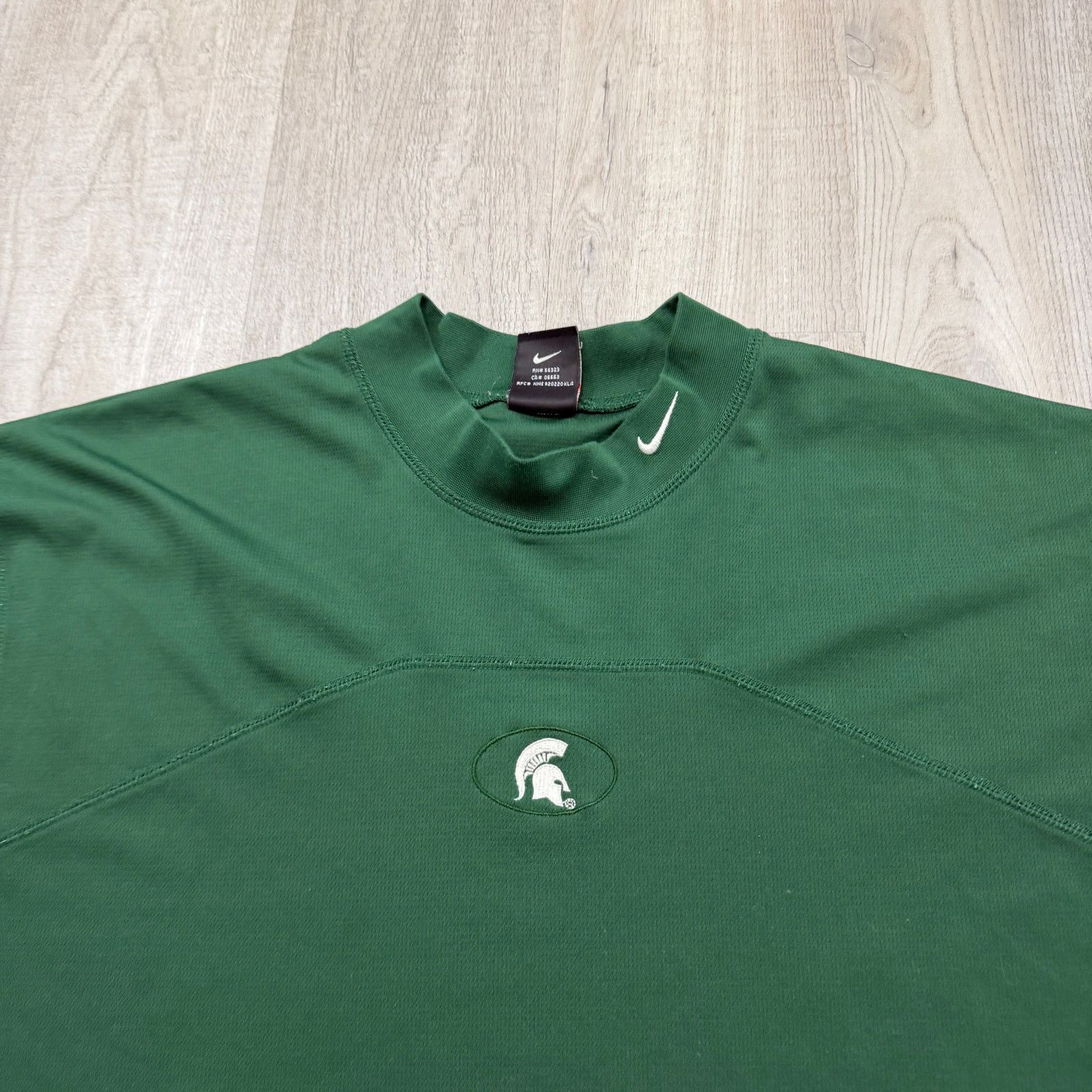 Nike Vintage Nike Michigan State Spartans Shirt 2XL Green 90s Size US XXL / EU 58 / 5 - 3 Thumbnail