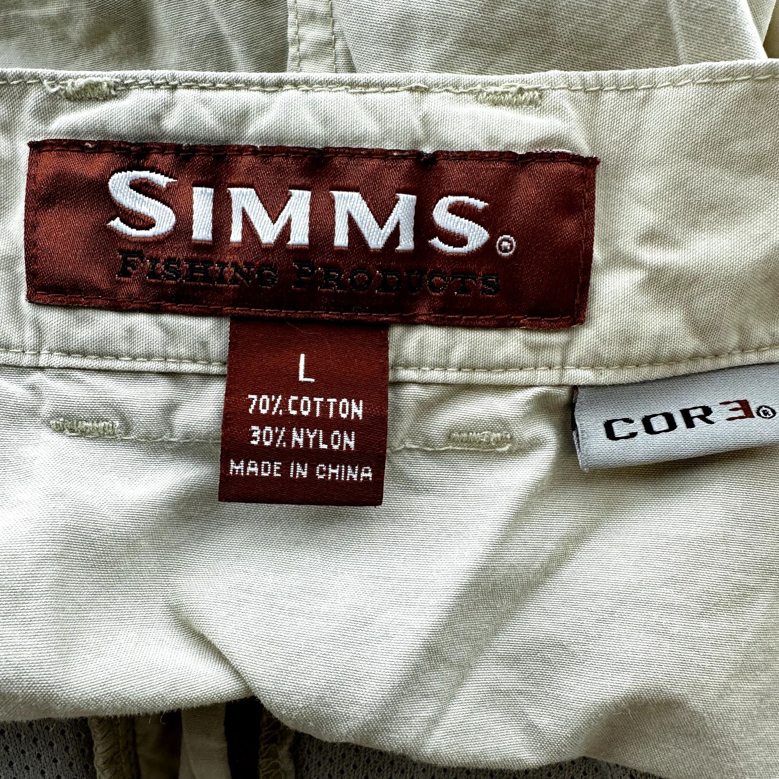 Simms SIMMS Cor3 Cargo Pants Convertible Zip Pockets Fishing Large Size 36" / US 14 / IT 50 - 3 Thumbnail