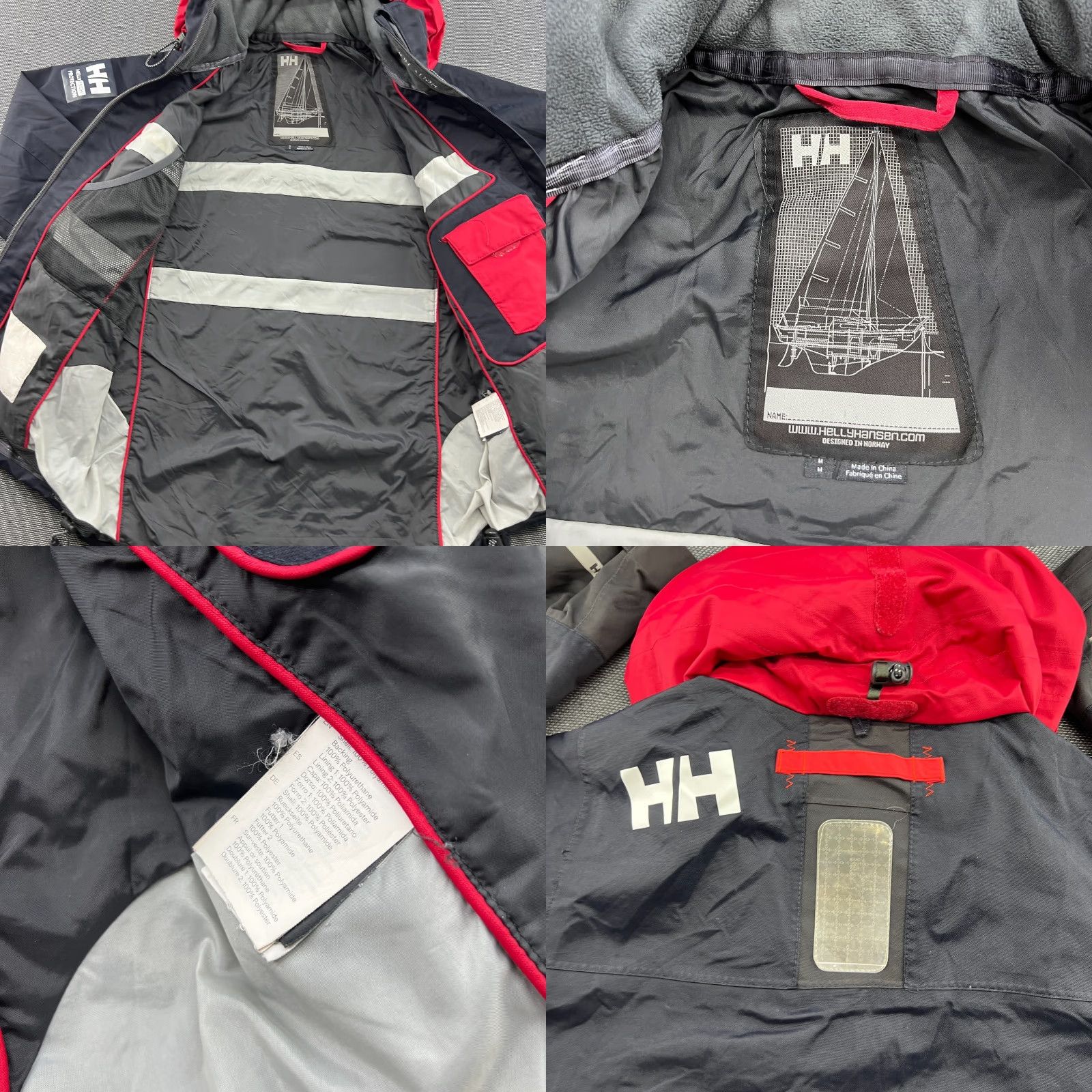 Helly Hansen Helly Hansen Yachting Jacket Womens Medium Protection Hooded Waterproof Jacket Size M / US 6-8 / IT 42-44 - 8 Thumbnail