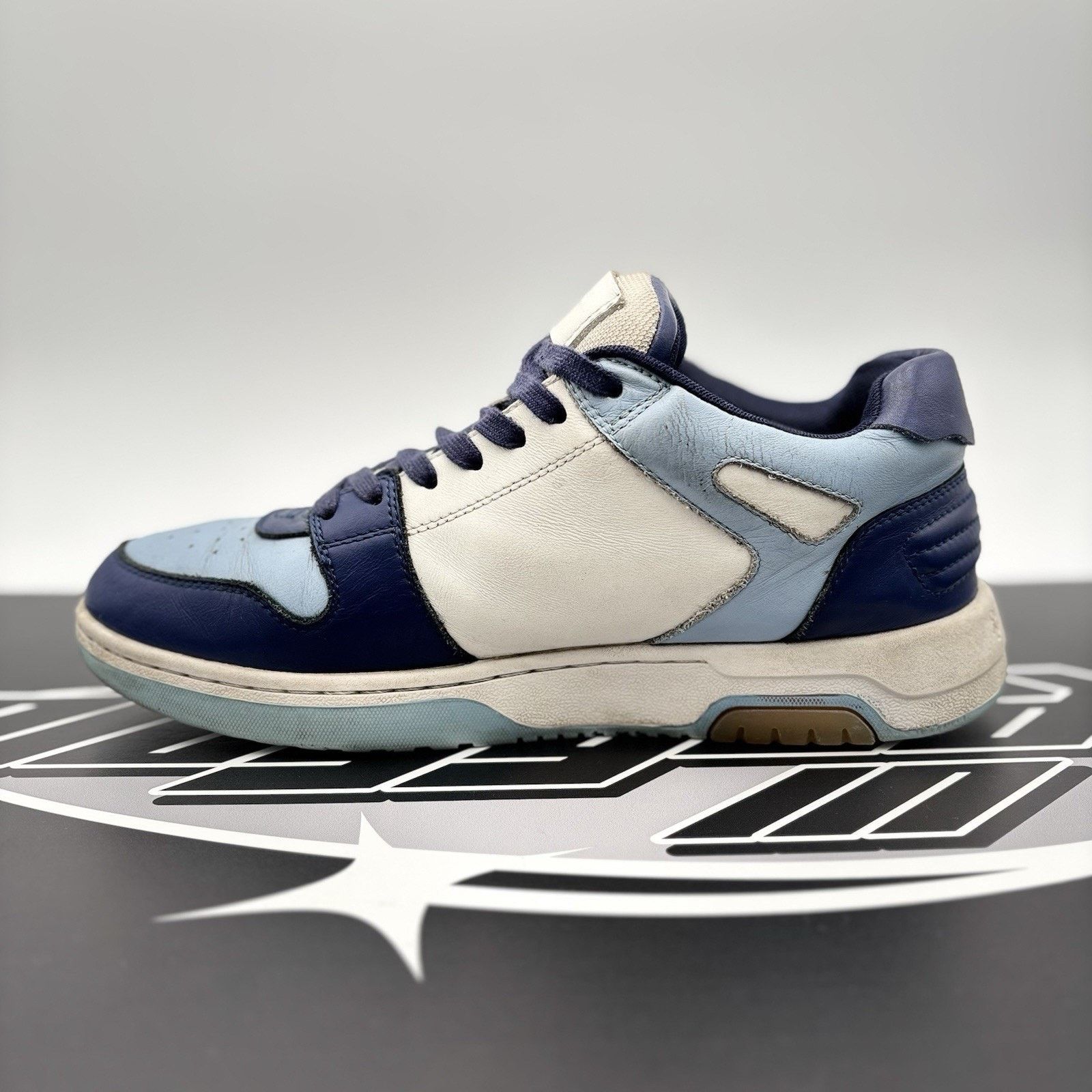 Off-White Off-White Out Of Office ' Blue White ' Size US 9 / EU 42 - 4 Thumbnail