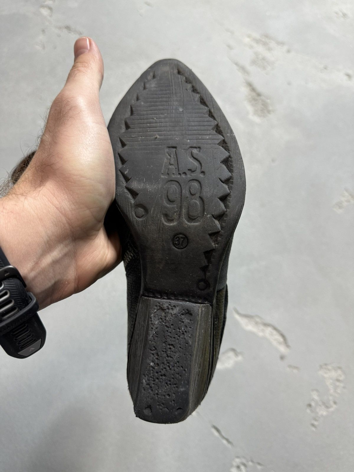 Japanese Brand × Vintage A.S. 98 Boots Shoes Leather Style Rick Owens Size US 6 / IT 36 - 5 Thumbnail
